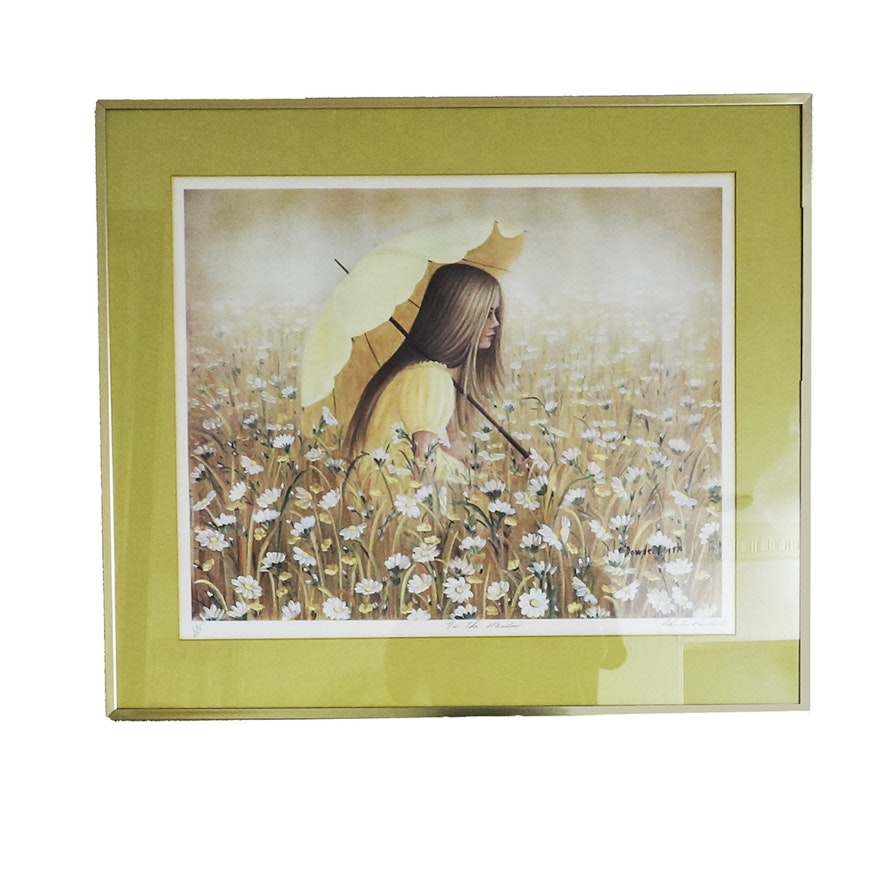 Sheila Dowdell Limited Edition Offset Lithograph "In the Meadow"
