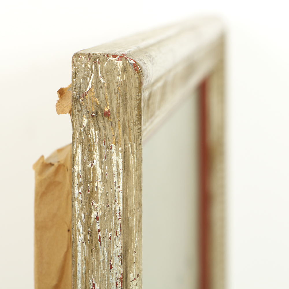 Mario D'Elia Surrealist Oil Painting on Canvas Figures at a Table