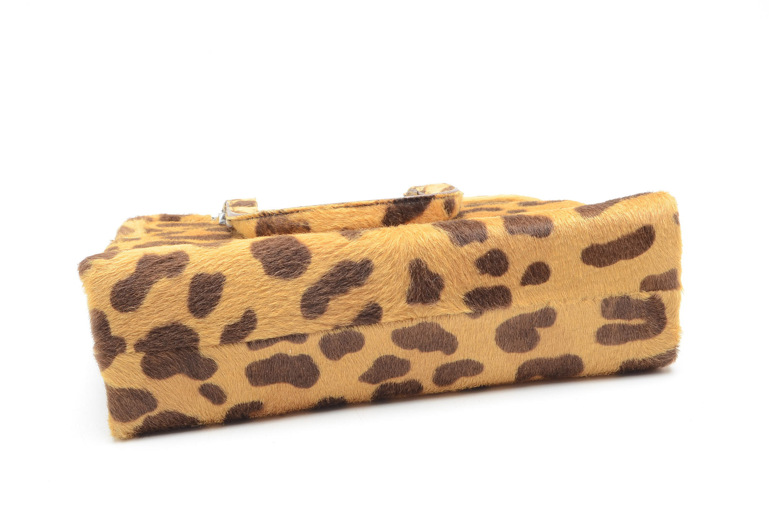 Prada Leopard Print Calfhair Handbag