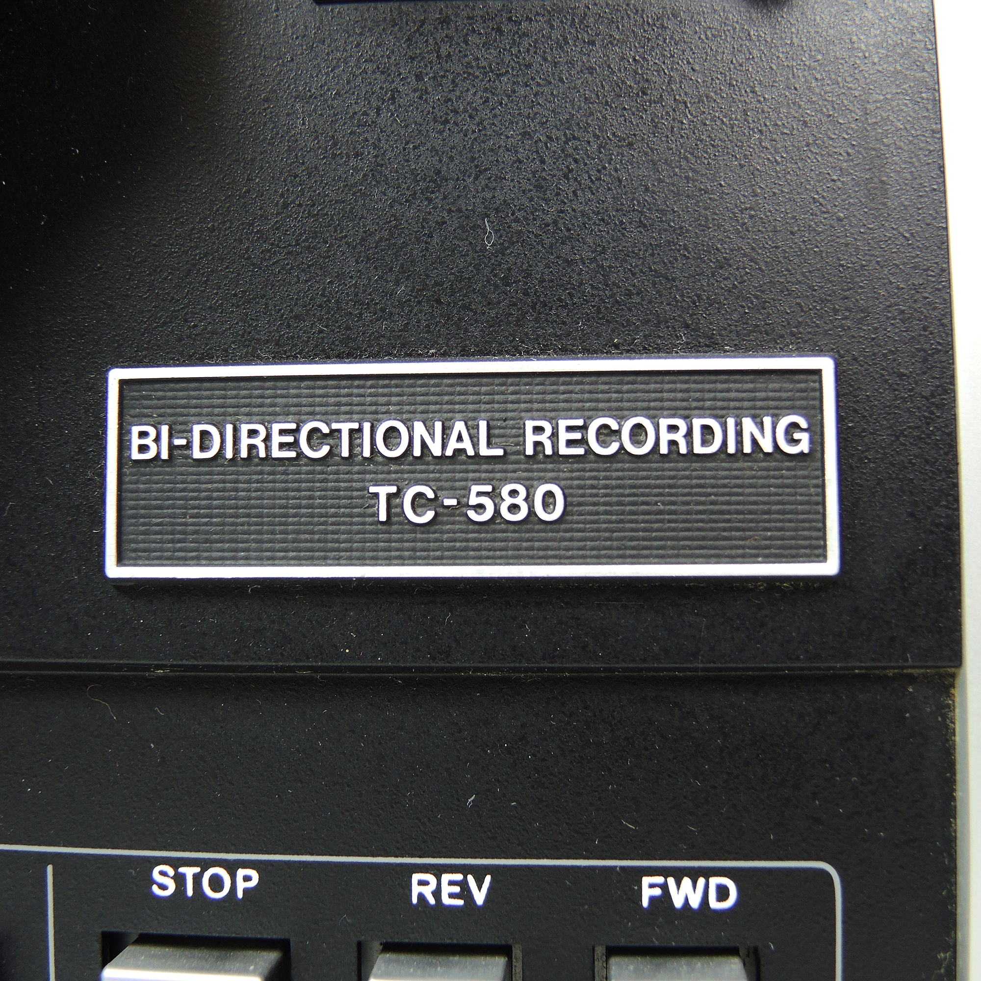 Sony Bi-Directional TC-580 Tape Recorder With Accessories