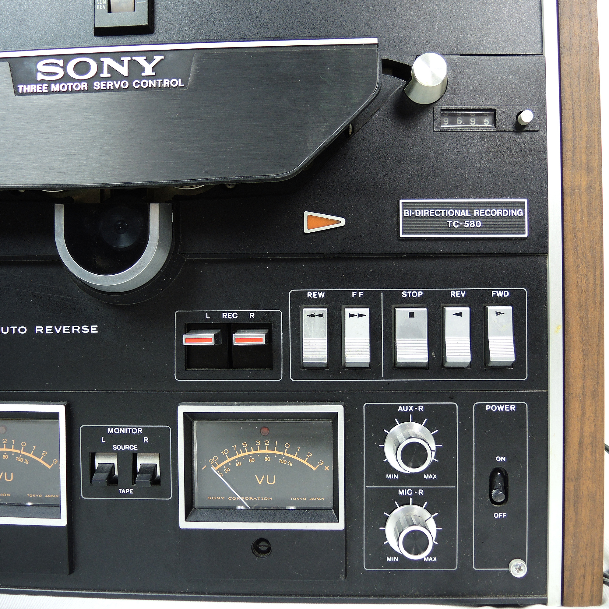 Sony Bi-Directional TC-580 Tape Recorder With Accessories