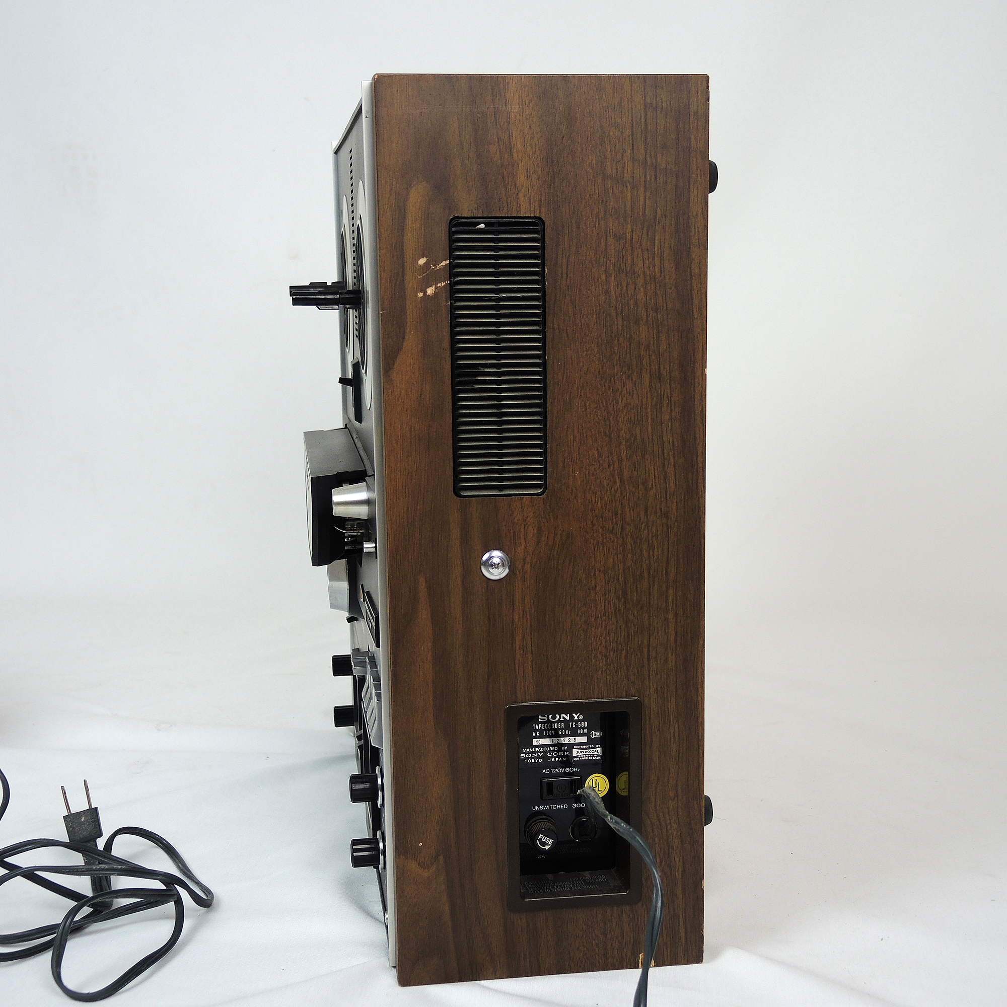 Sony Bi-Directional TC-580 Tape Recorder With Accessories