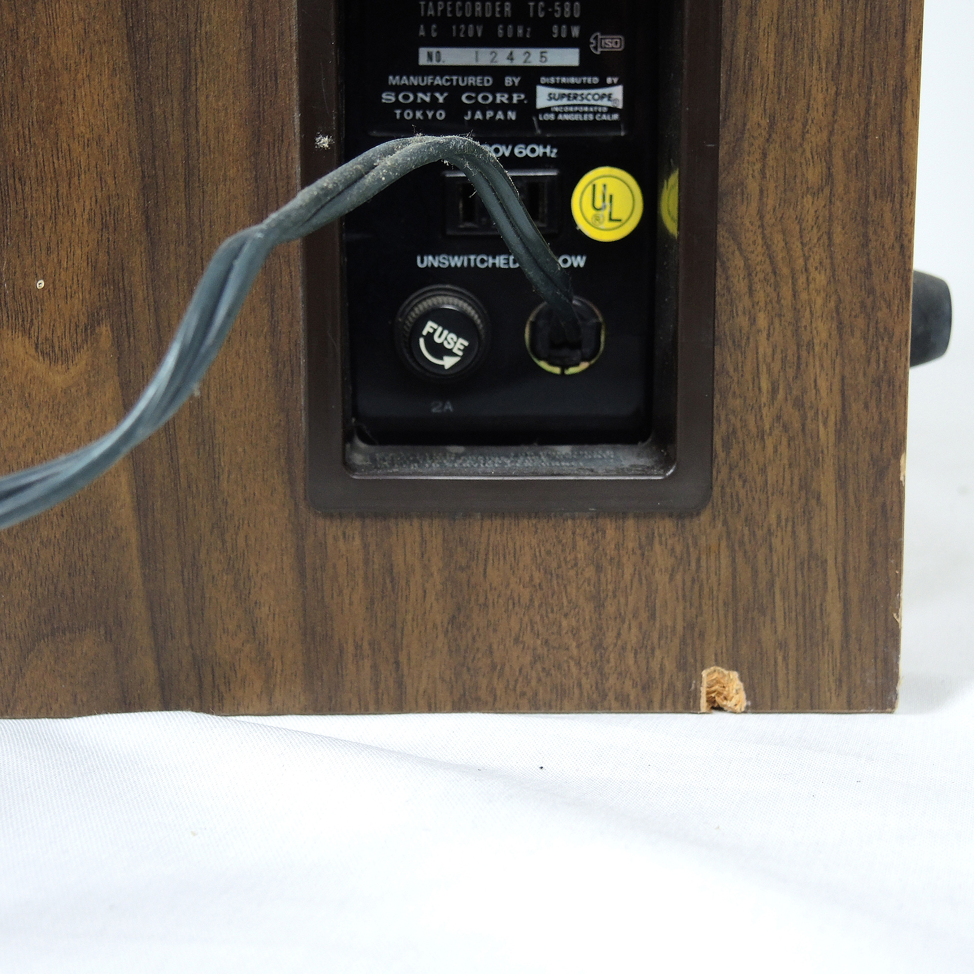 Sony Bi-Directional TC-580 Tape Recorder With Accessories