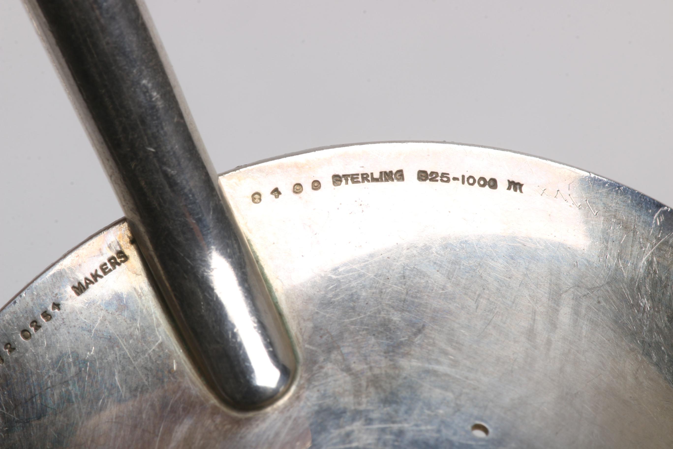 Early 20th Century Tiffany & Co. Sterling Tea Strainer and Other Utensils