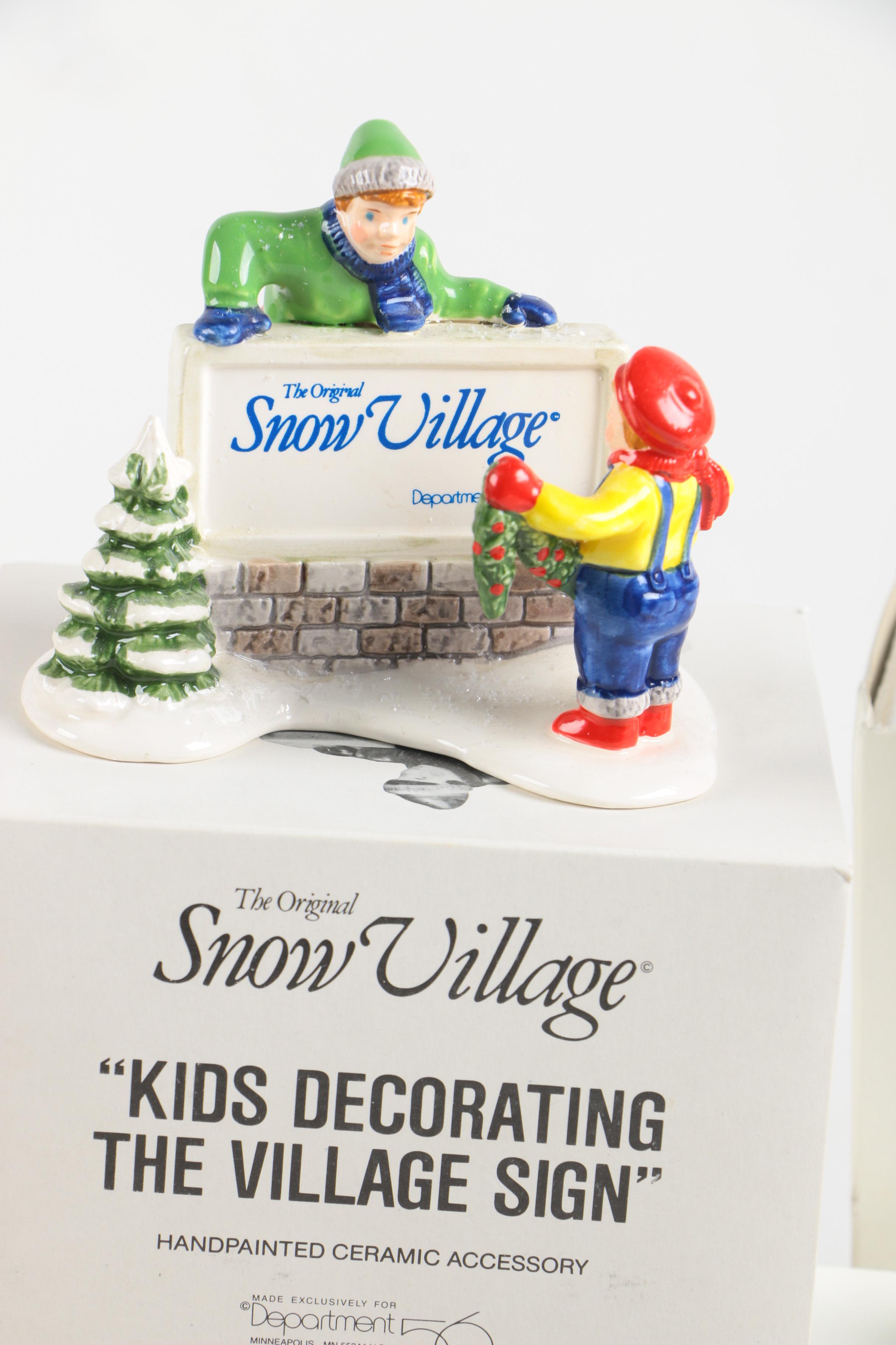 Department 56 "Snow Village" Christmas Figurines