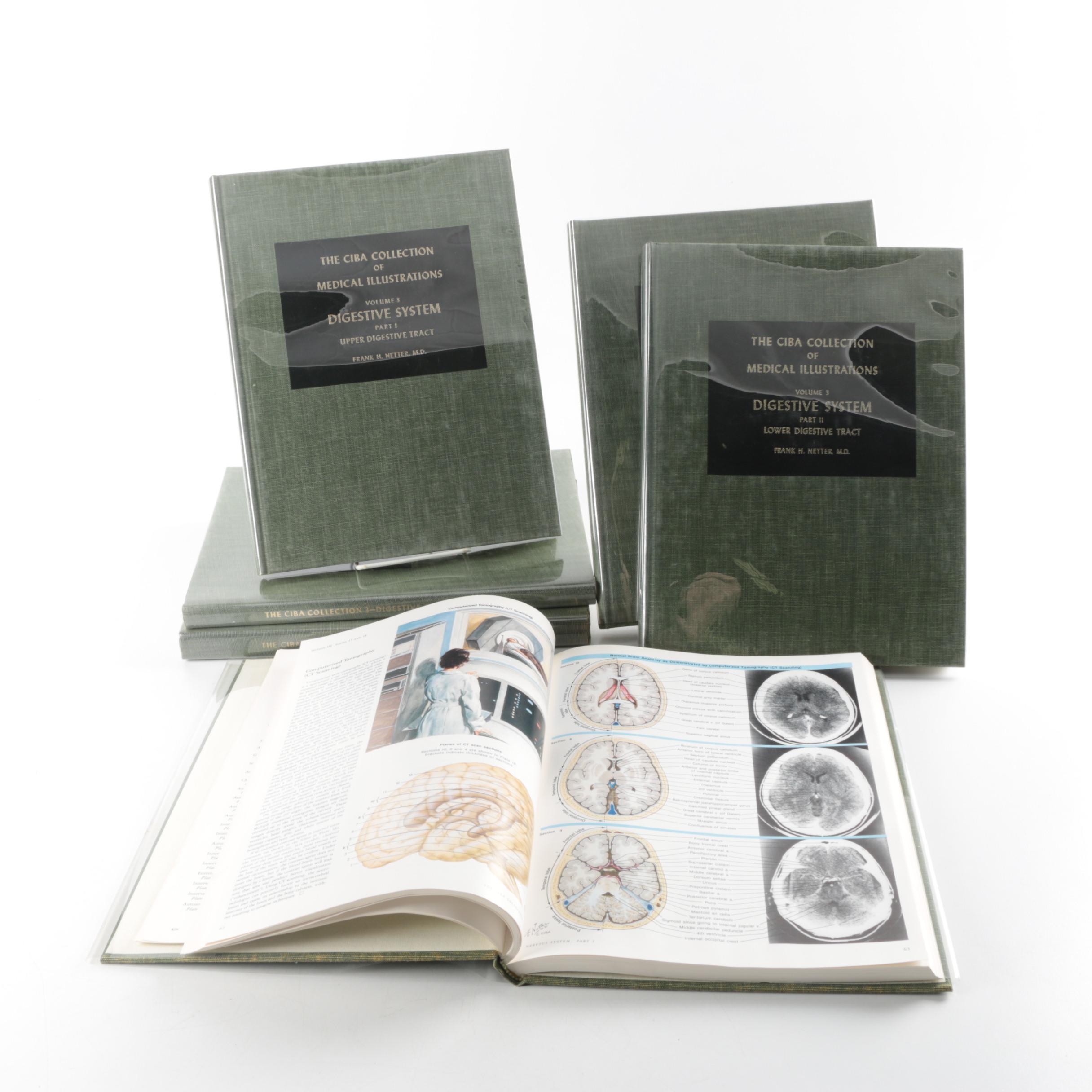 1983 Six-Volumes "The Ciba Collection of Medical Illustrations" Books