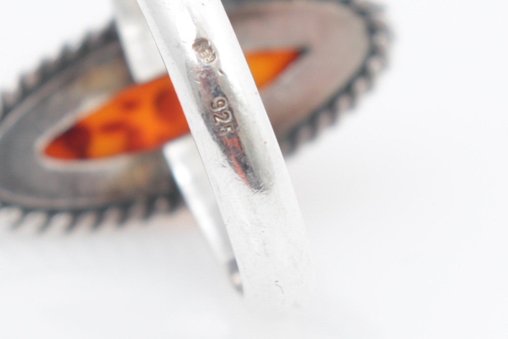 Pair of Sterling Silver Rings