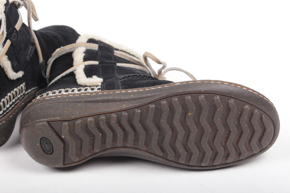 Ugg Australia "Cove" Black Suede Ankle Boots