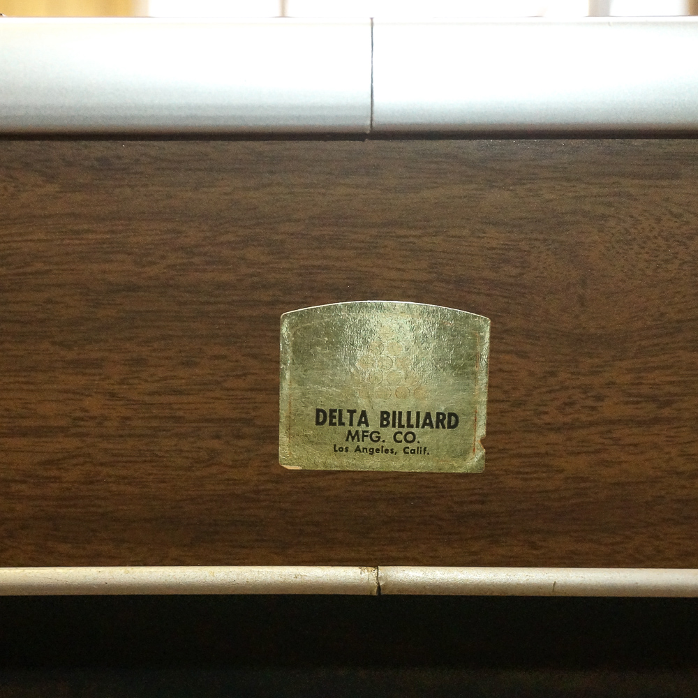 Vintage Delta Billiards Table