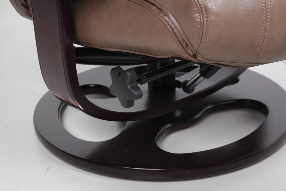 Lane Furniture "Rebel" Leather Recliner and Ottoman