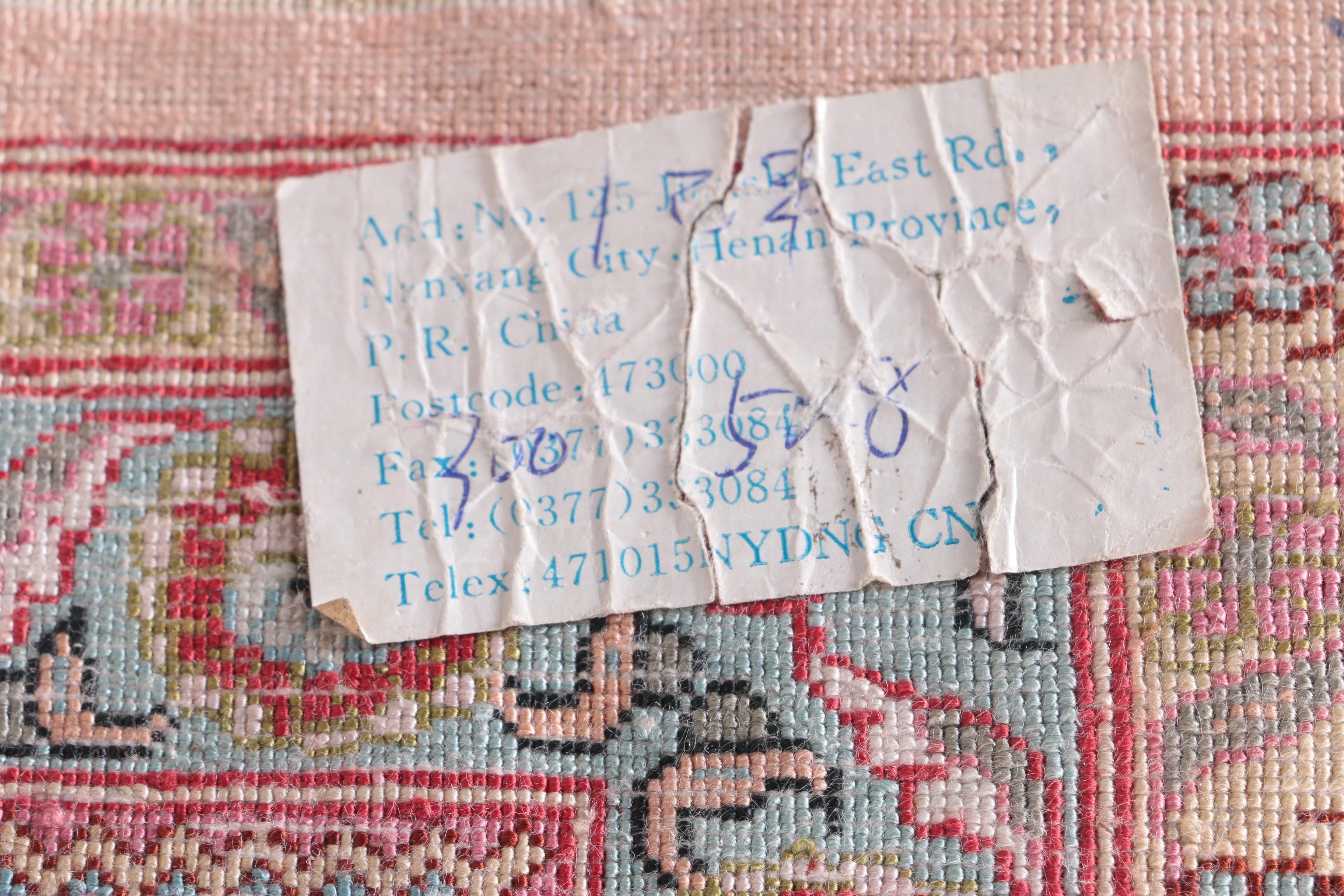 Finely Hand-Knotted Nanyang Chinese Silk Area Rug