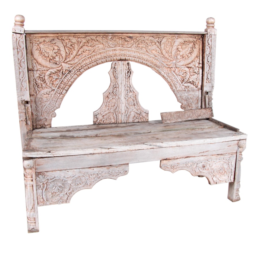 East Indian Teak Garden Bench