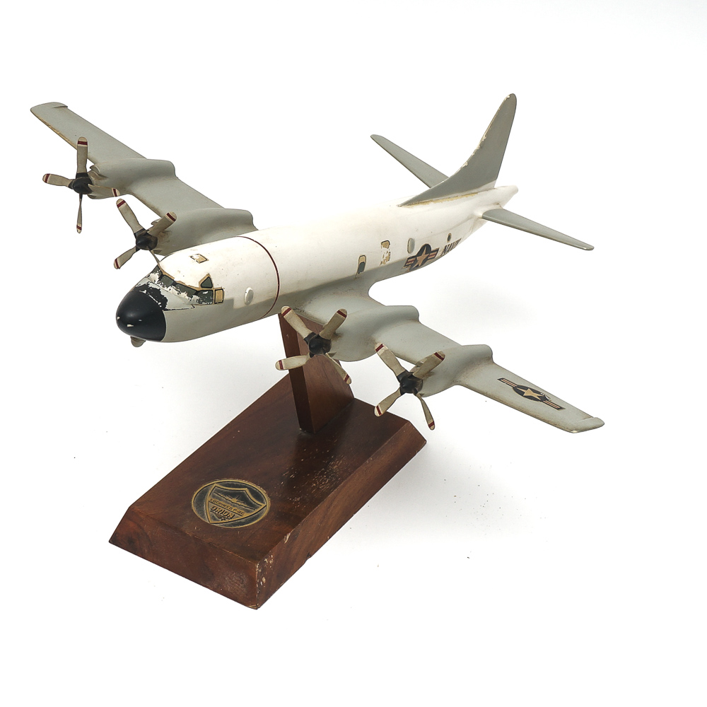 Die-Cast Lockheed Planes on Display Bases