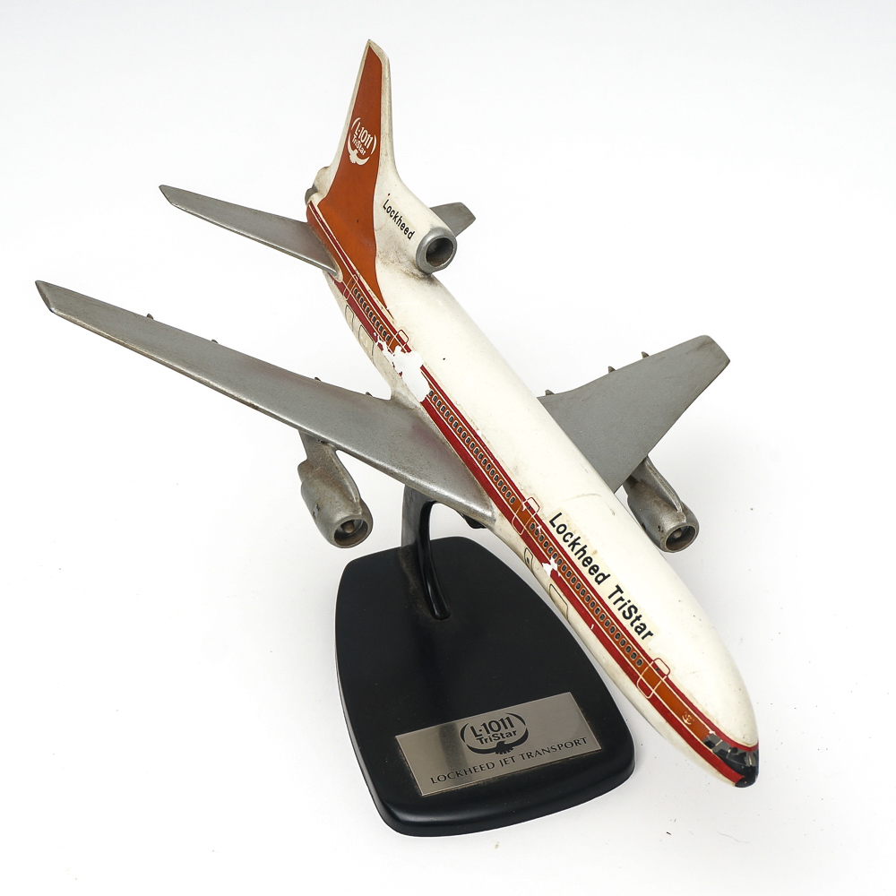 Die-Cast Lockheed Planes on Display Bases
