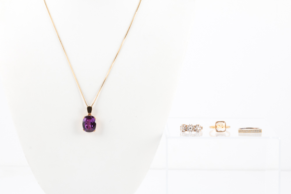 Gold Wash on Sterling Silver Fashion Jewelry