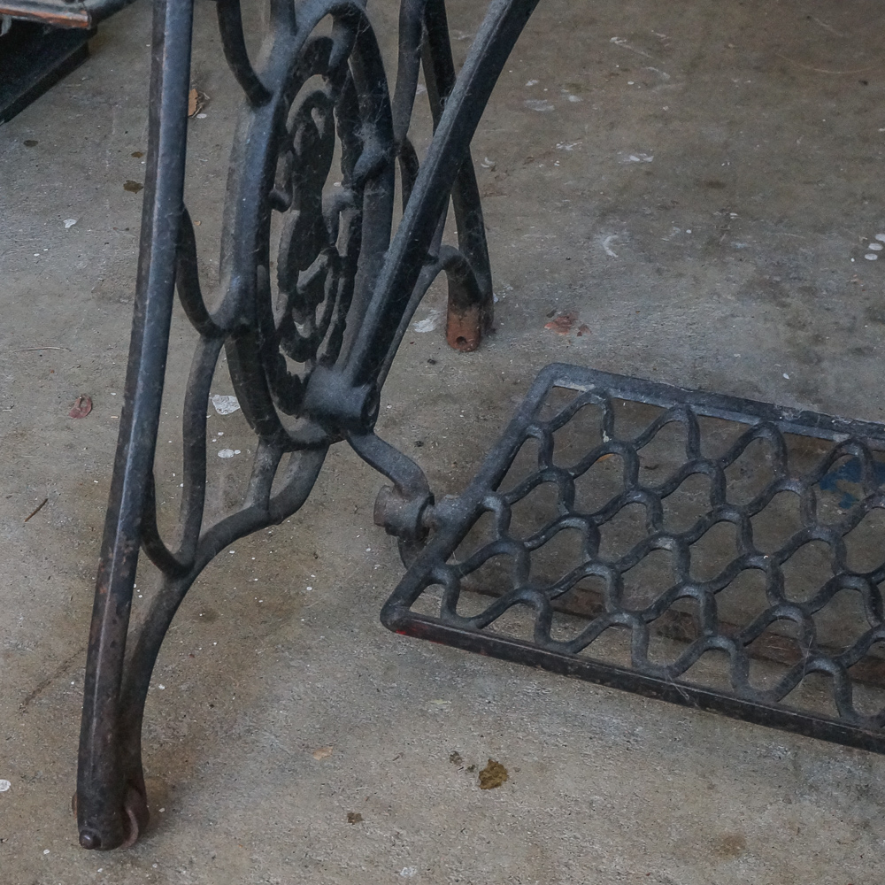 Antique Singer Sewing Machine Table