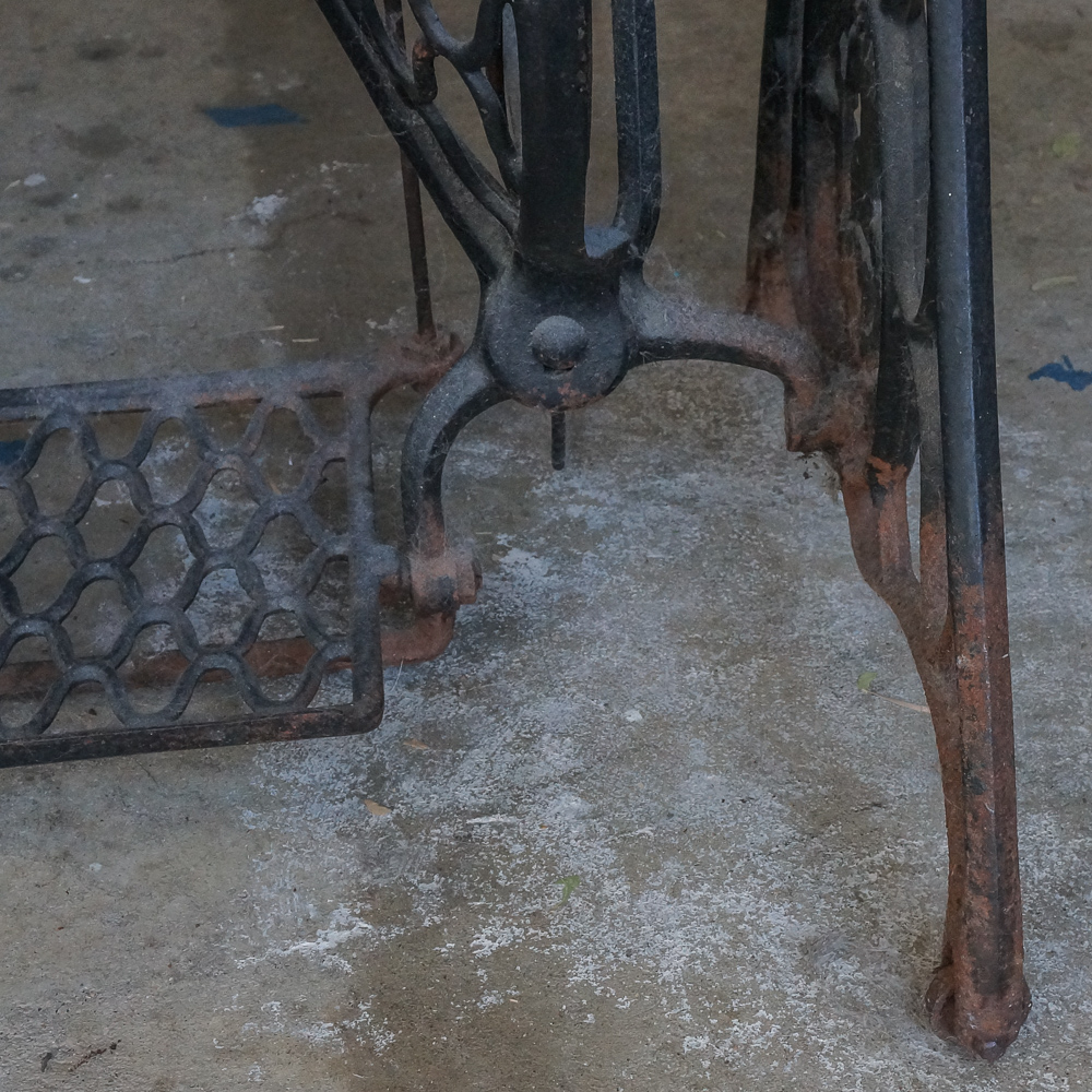 Antique Singer Sewing Machine Table