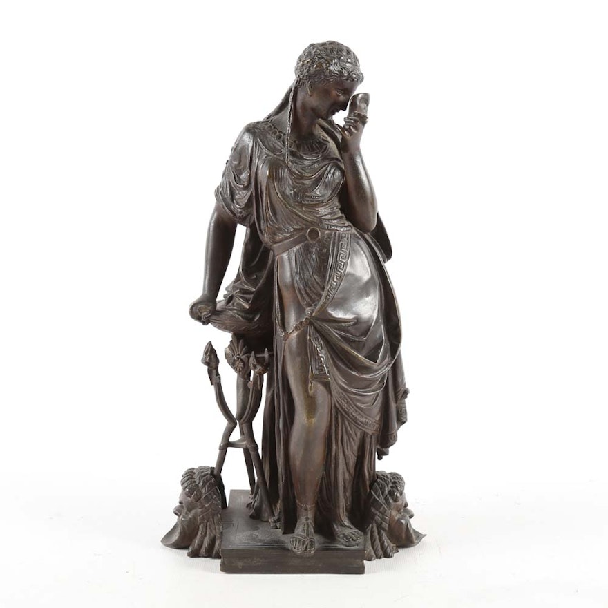 Jean-Jules Salmson Bronze Sculpture