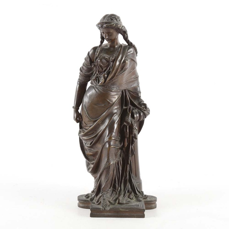 Jean-Jules Salmson Bronze Sculpture