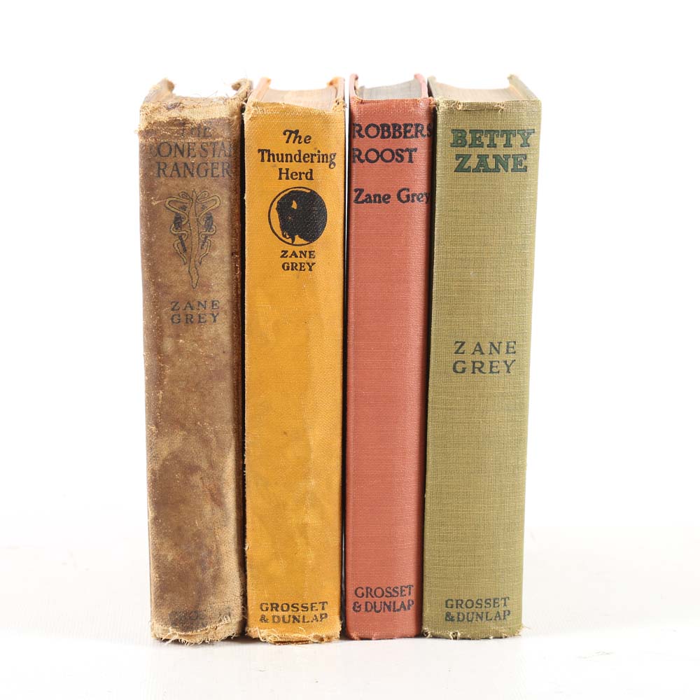 Vintage Zane Grey Hardcover Books