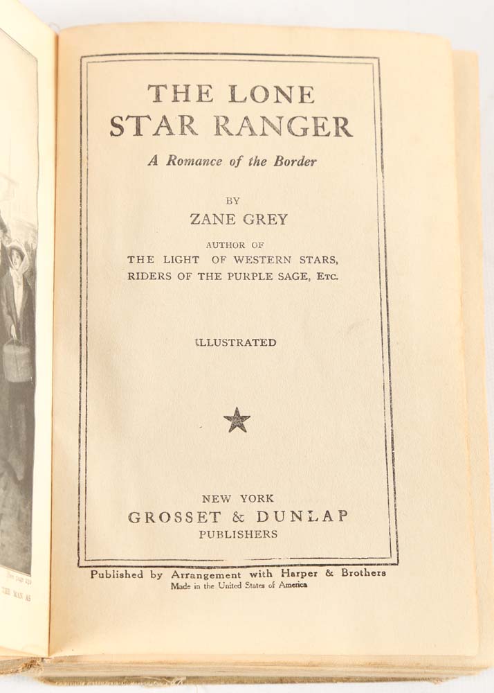 Vintage Zane Grey Hardcover Books