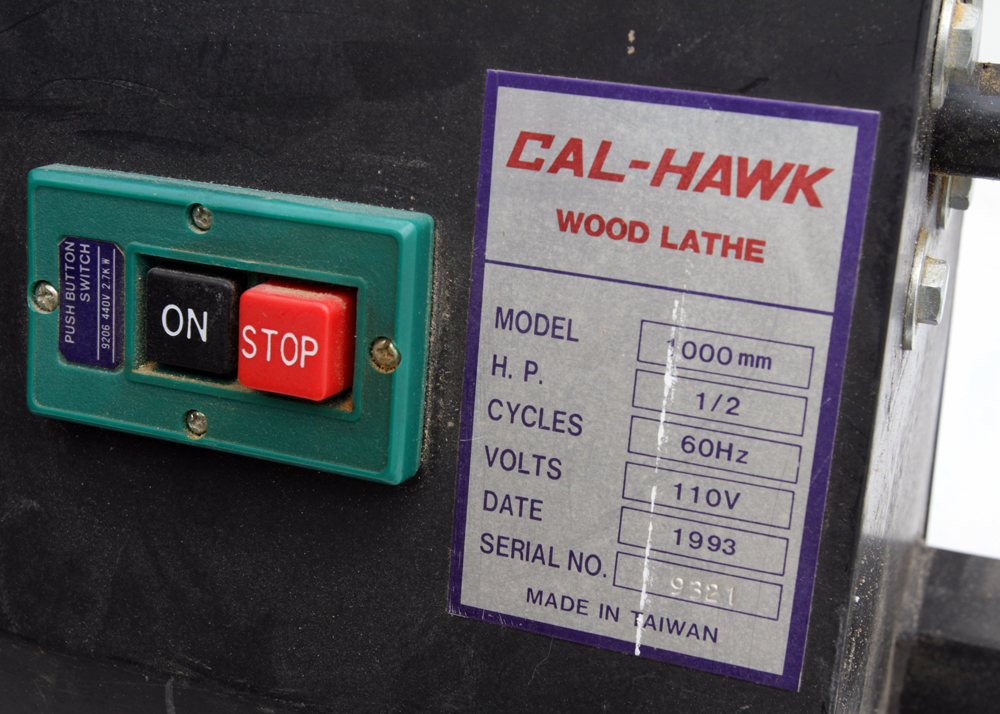 Cal-Hawk Wood Lathe