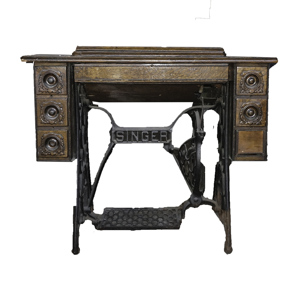 Antique Singer Sewing Machine Table