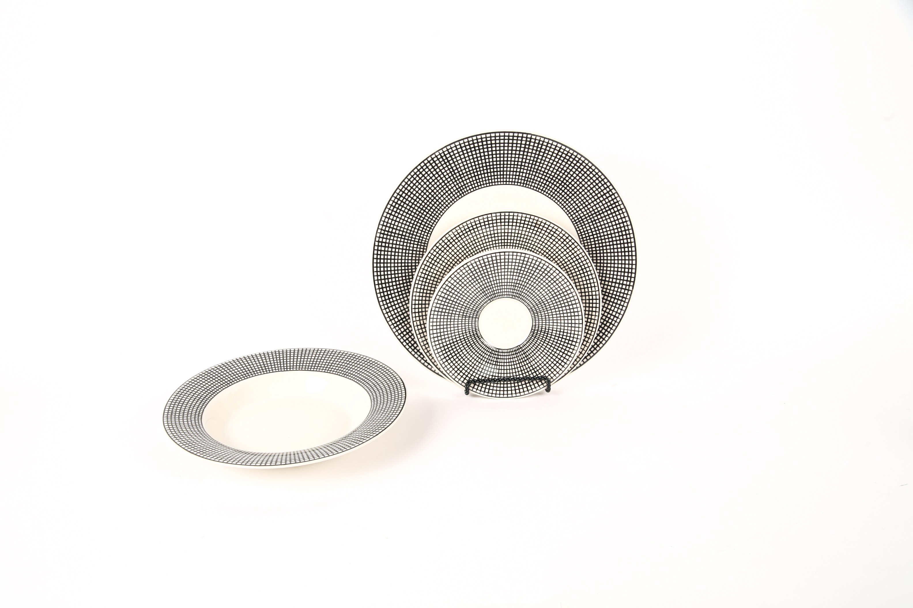 Swid Powell "Graph Black" Tableware