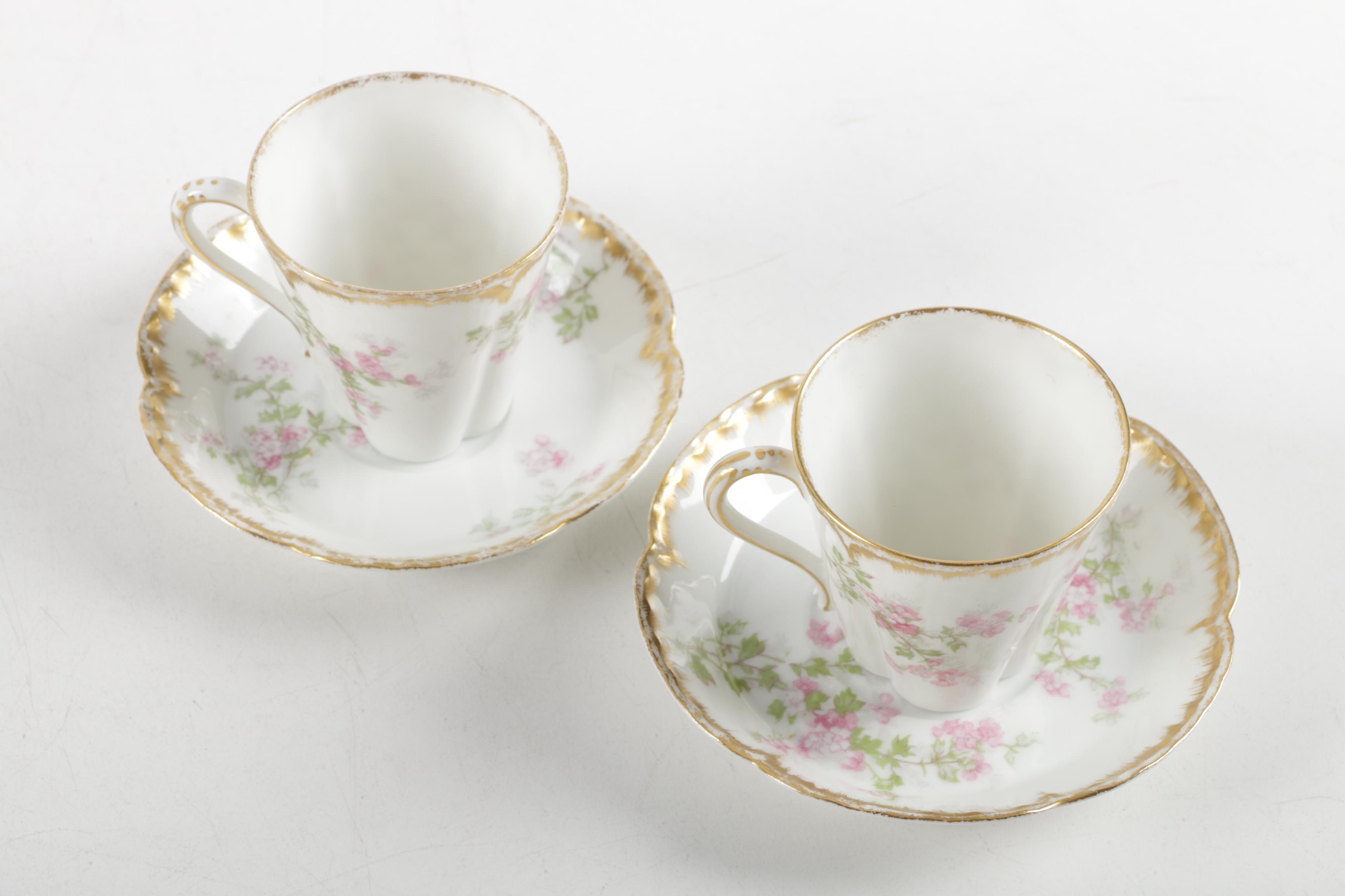 Limoges, Nippon, and Rosenthal Porcelain Tableware