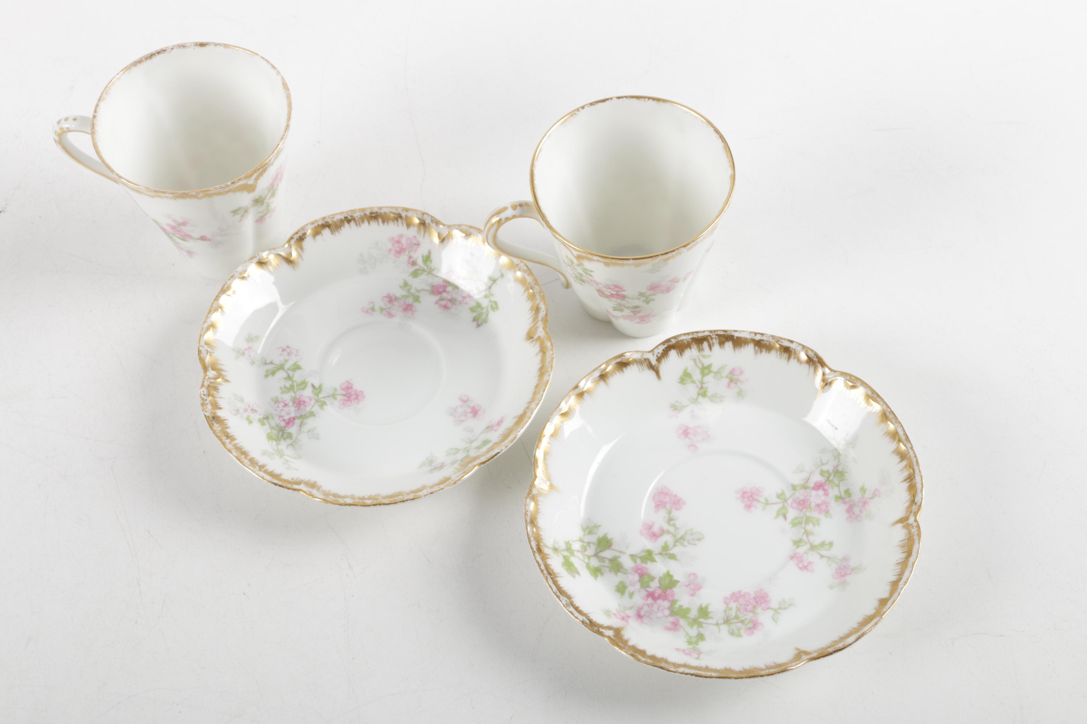 Limoges, Nippon, and Rosenthal Porcelain Tableware