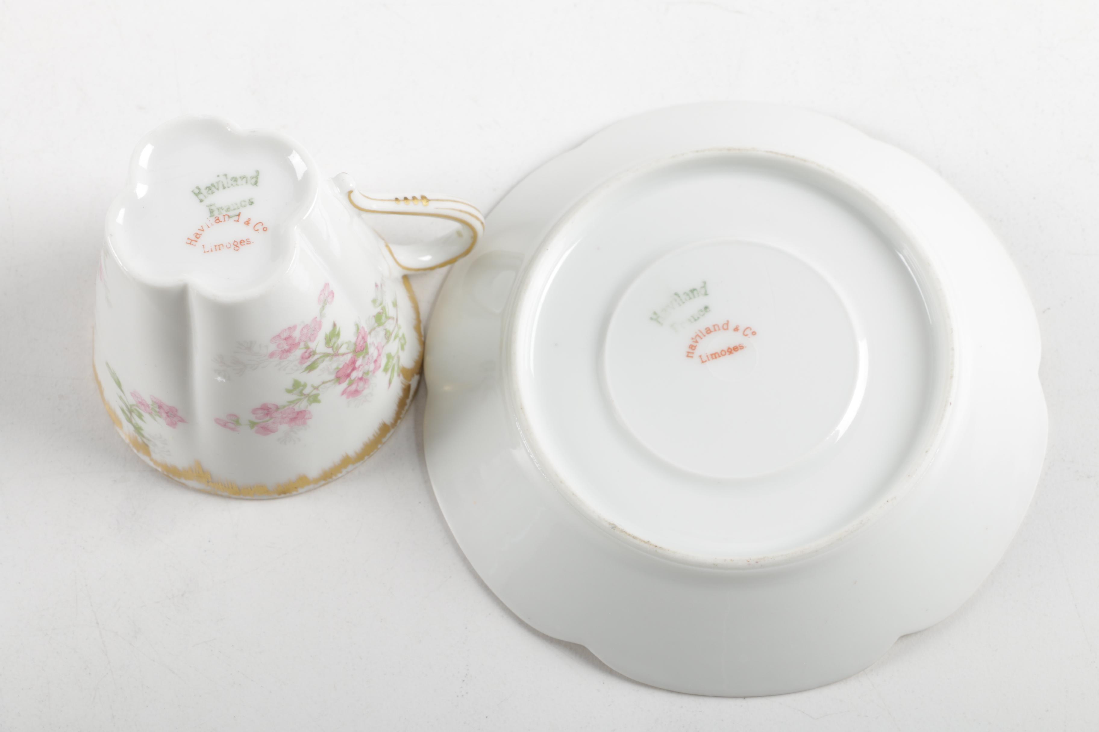 Limoges, Nippon, and Rosenthal Porcelain Tableware