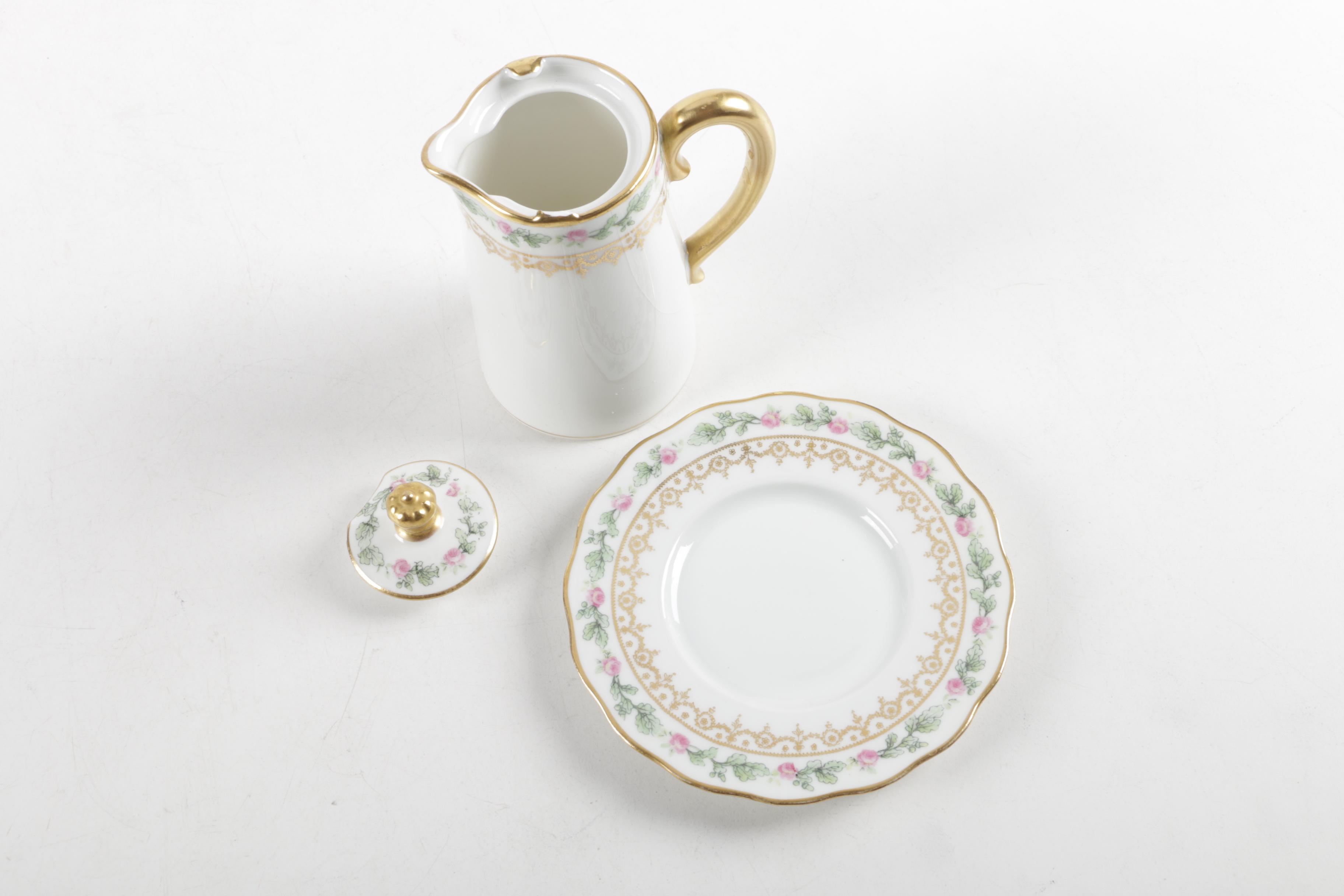 Limoges, Nippon, and Rosenthal Porcelain Tableware