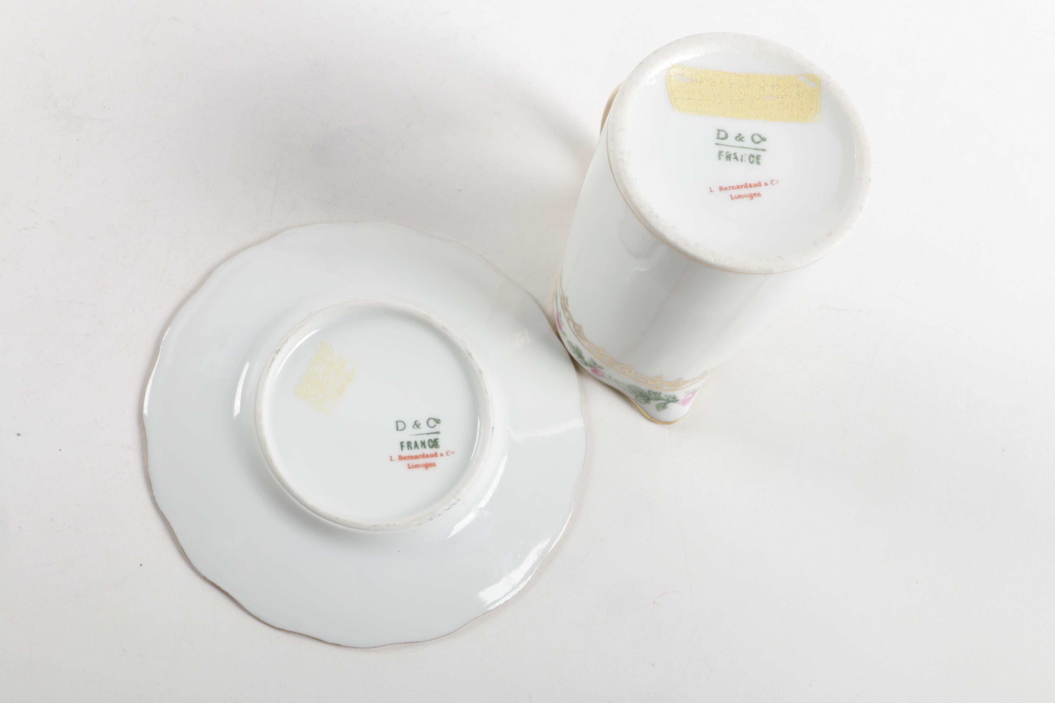 Limoges, Nippon, and Rosenthal Porcelain Tableware