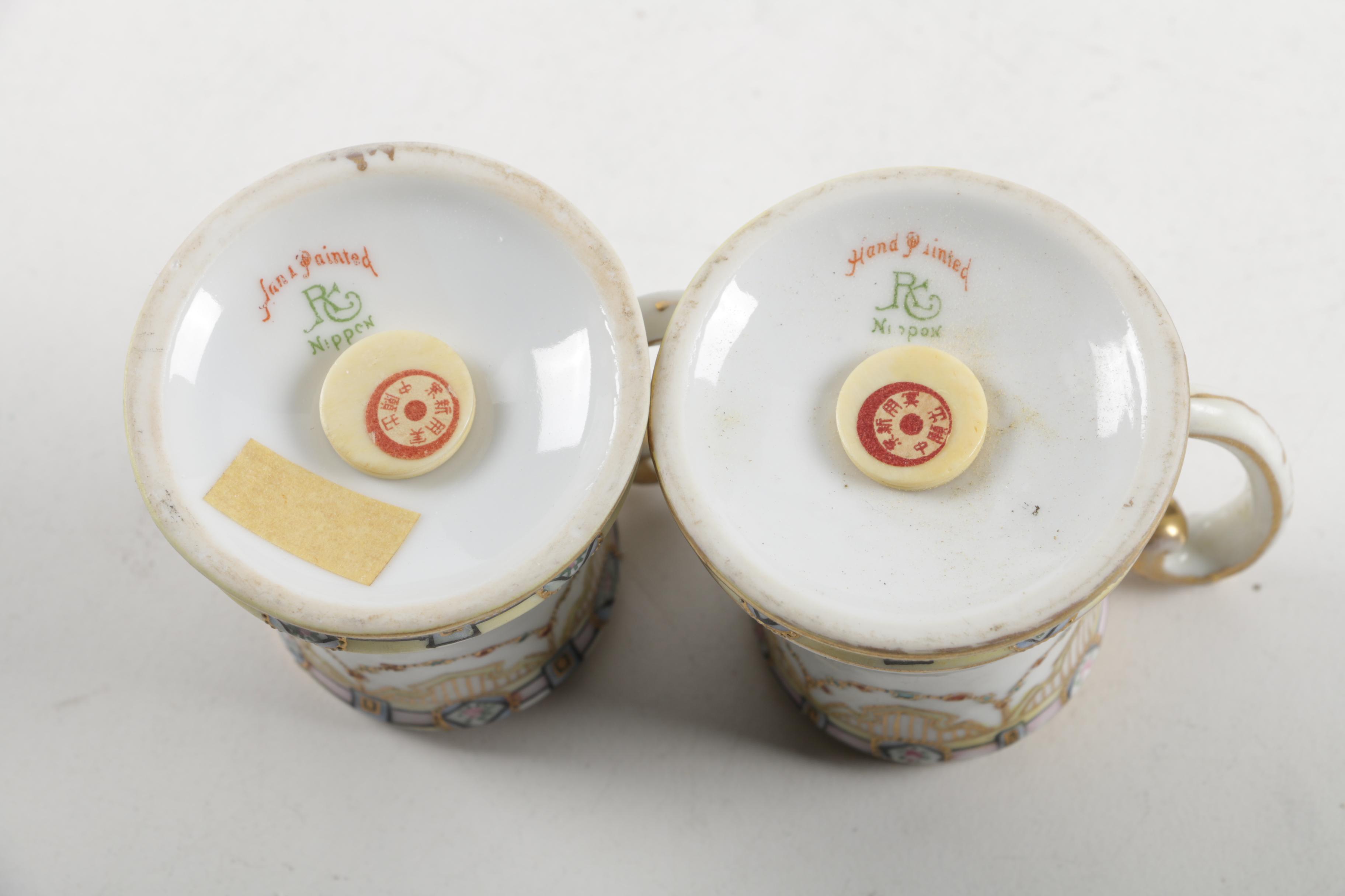 Limoges, Nippon, and Rosenthal Porcelain Tableware