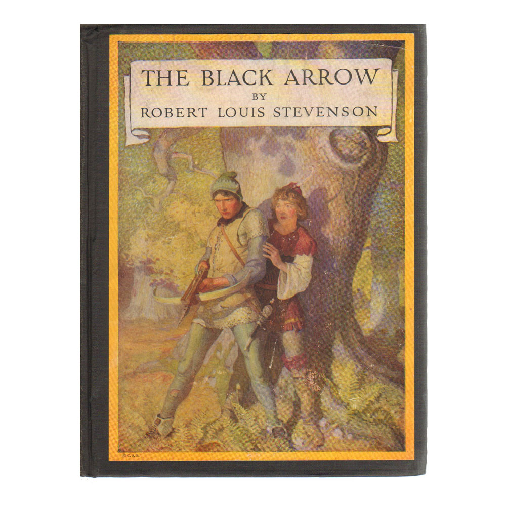 1941 "The Black Arrow" illus N.C. Wyeth by Robert Louis Stevenson
