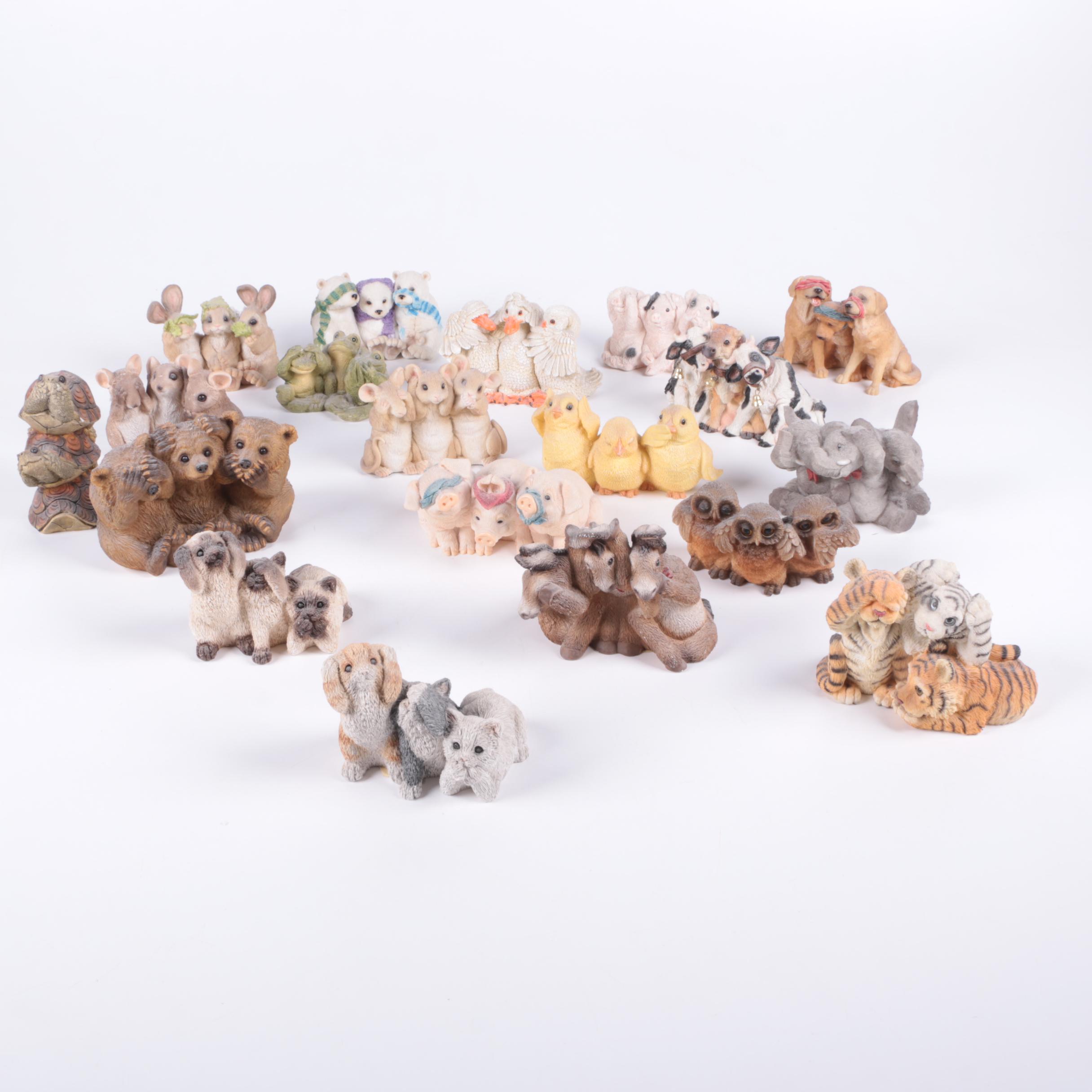 "Stone Critters" Animal Figurines