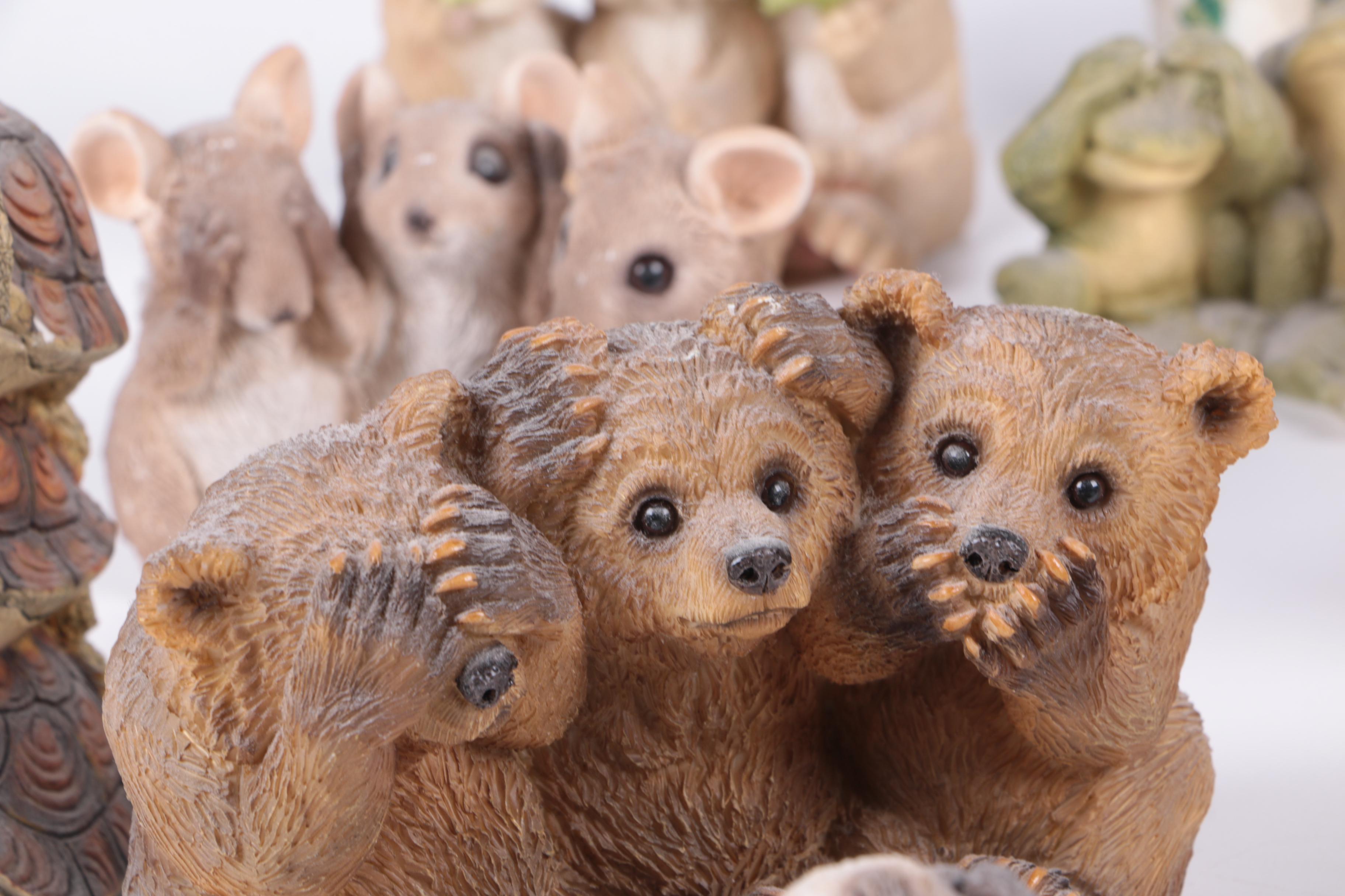 "Stone Critters" Animal Figurines