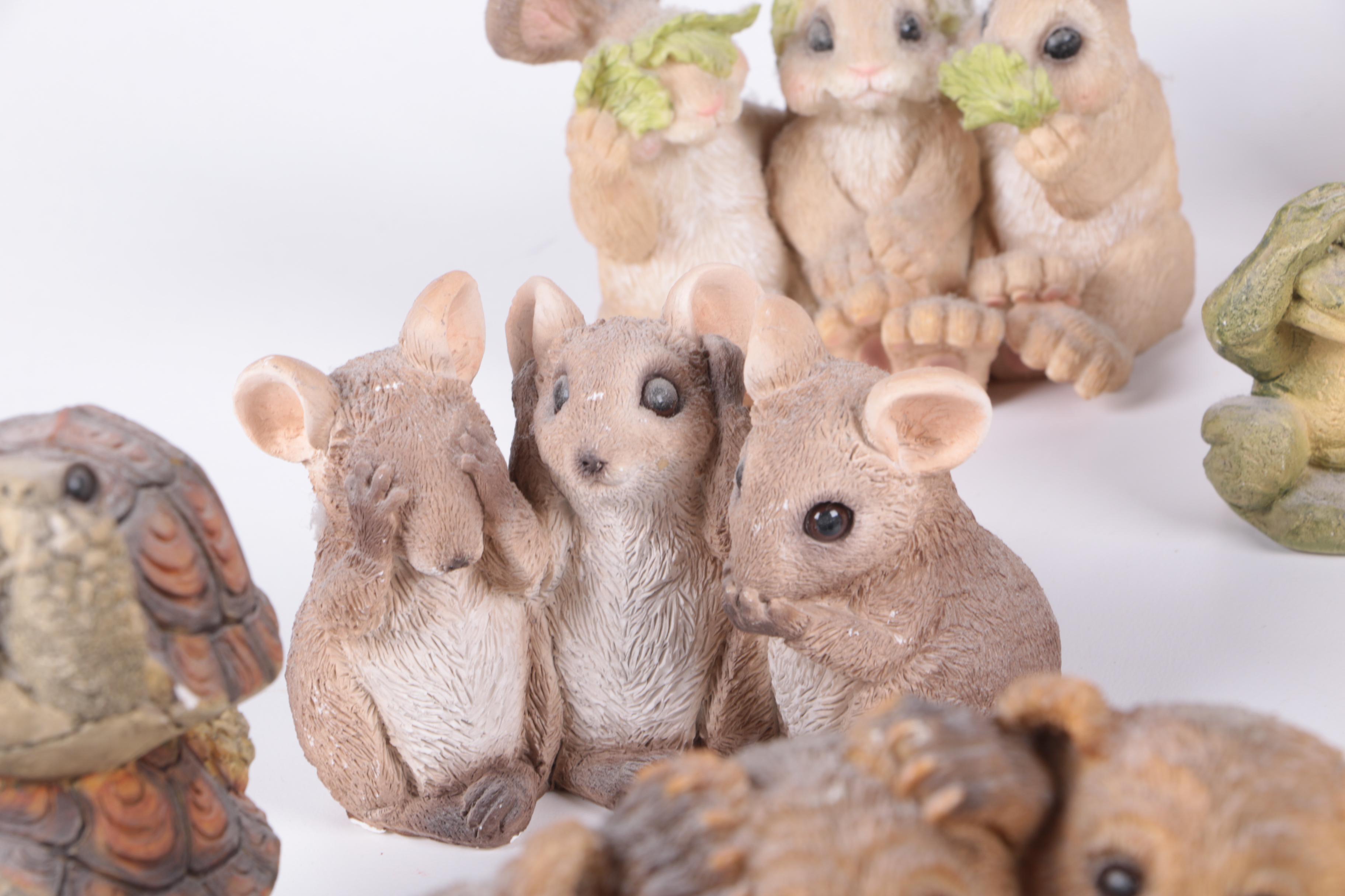 "Stone Critters" Animal Figurines