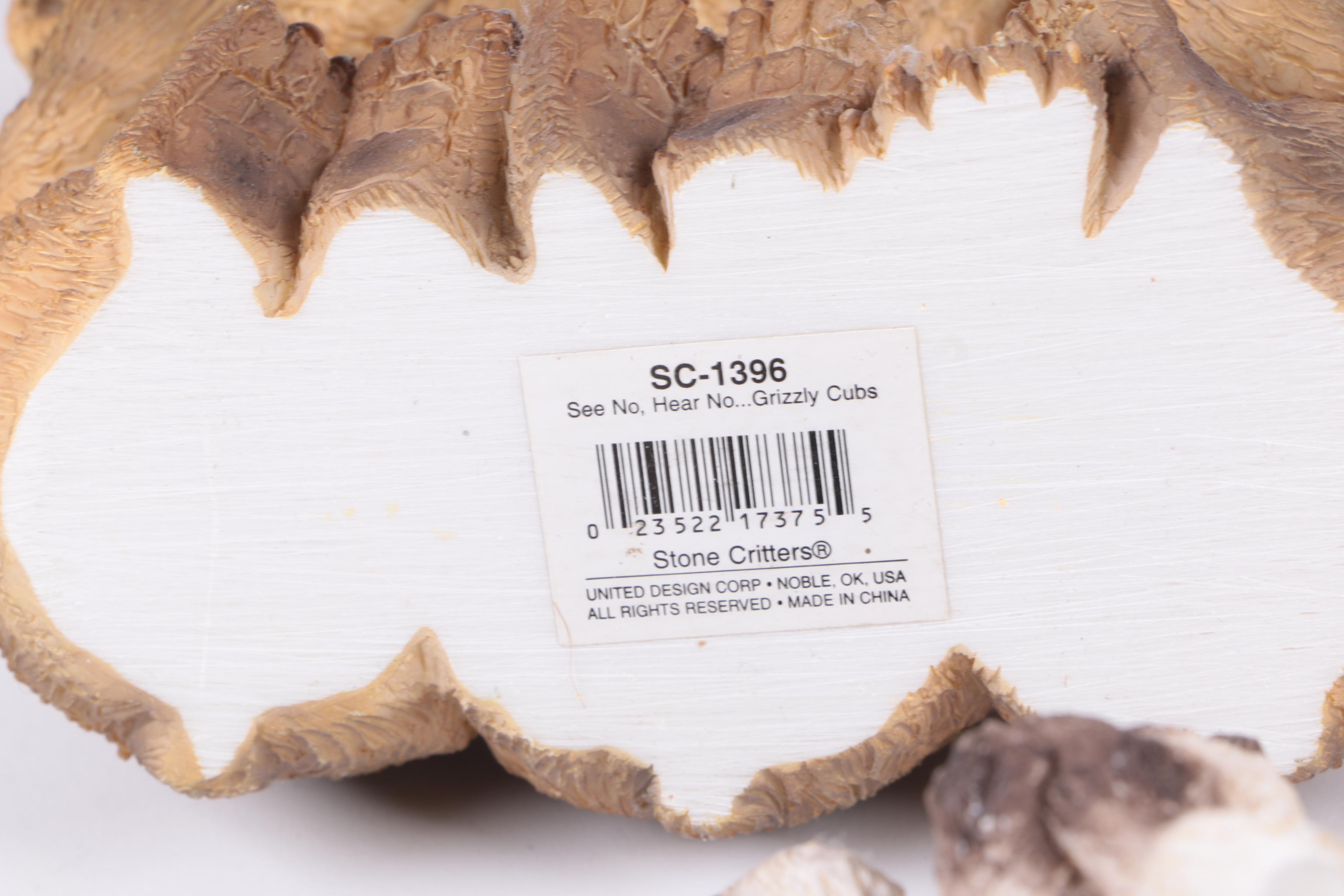 "Stone Critters" Animal Figurines