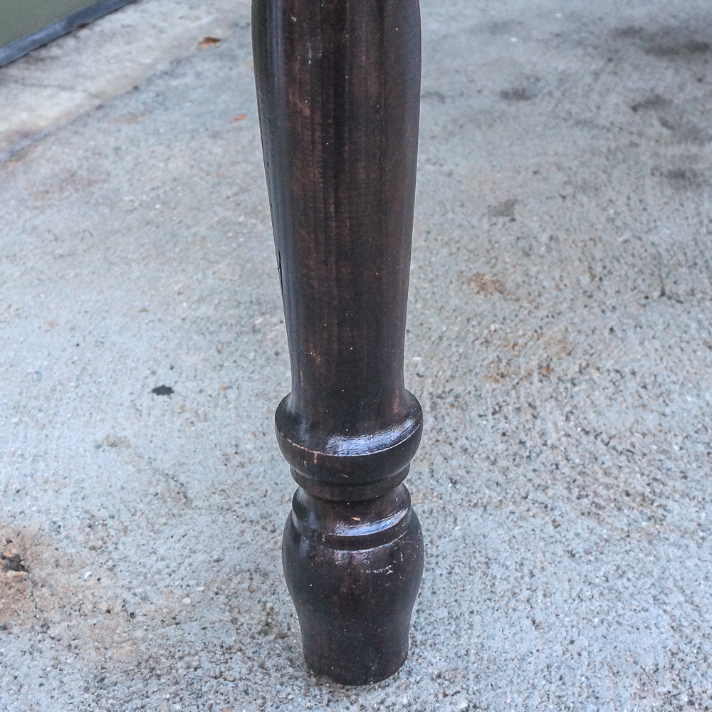 Traditional Walnut Finished Console Table with Drawers