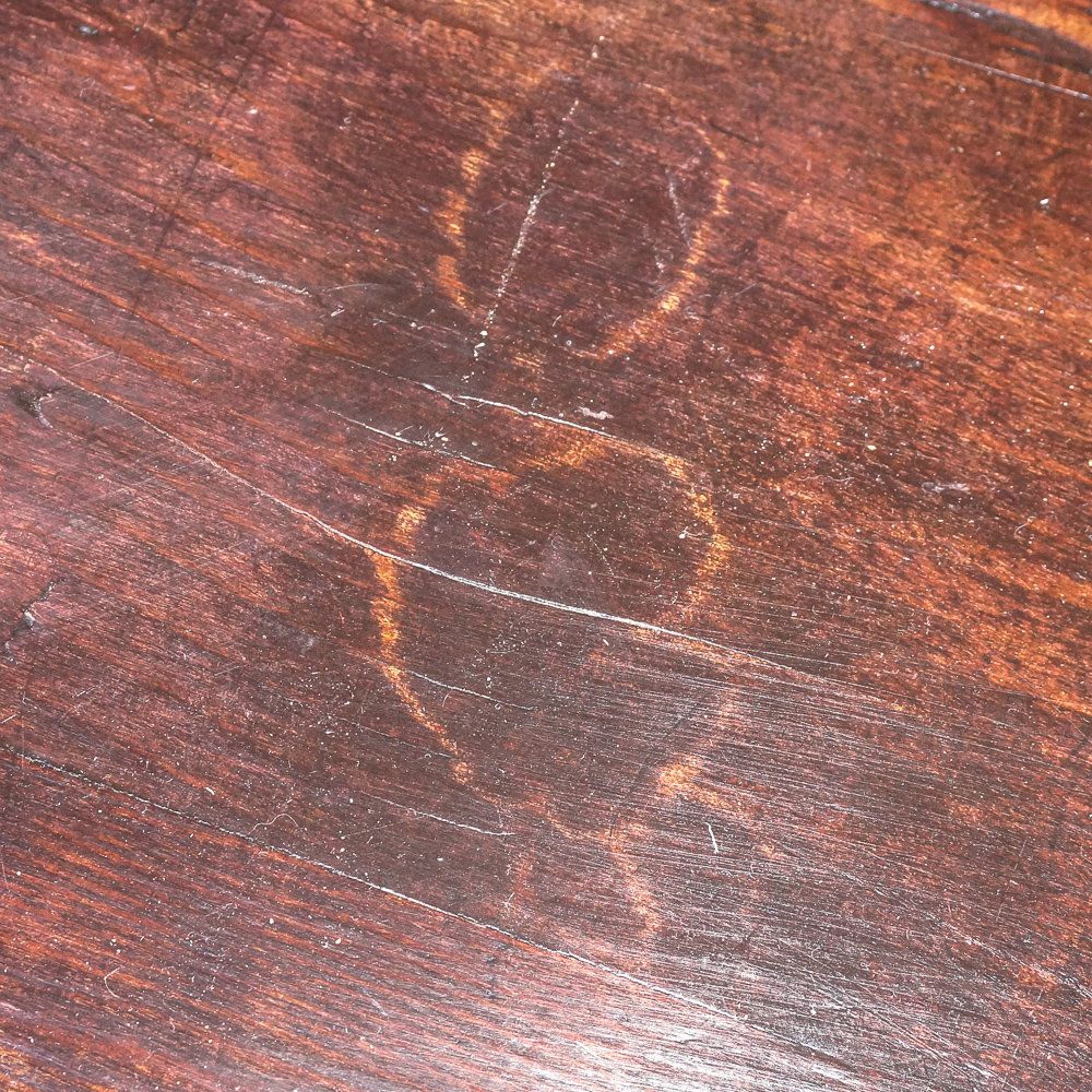 Traditional Walnut Finished Console Table with Drawers