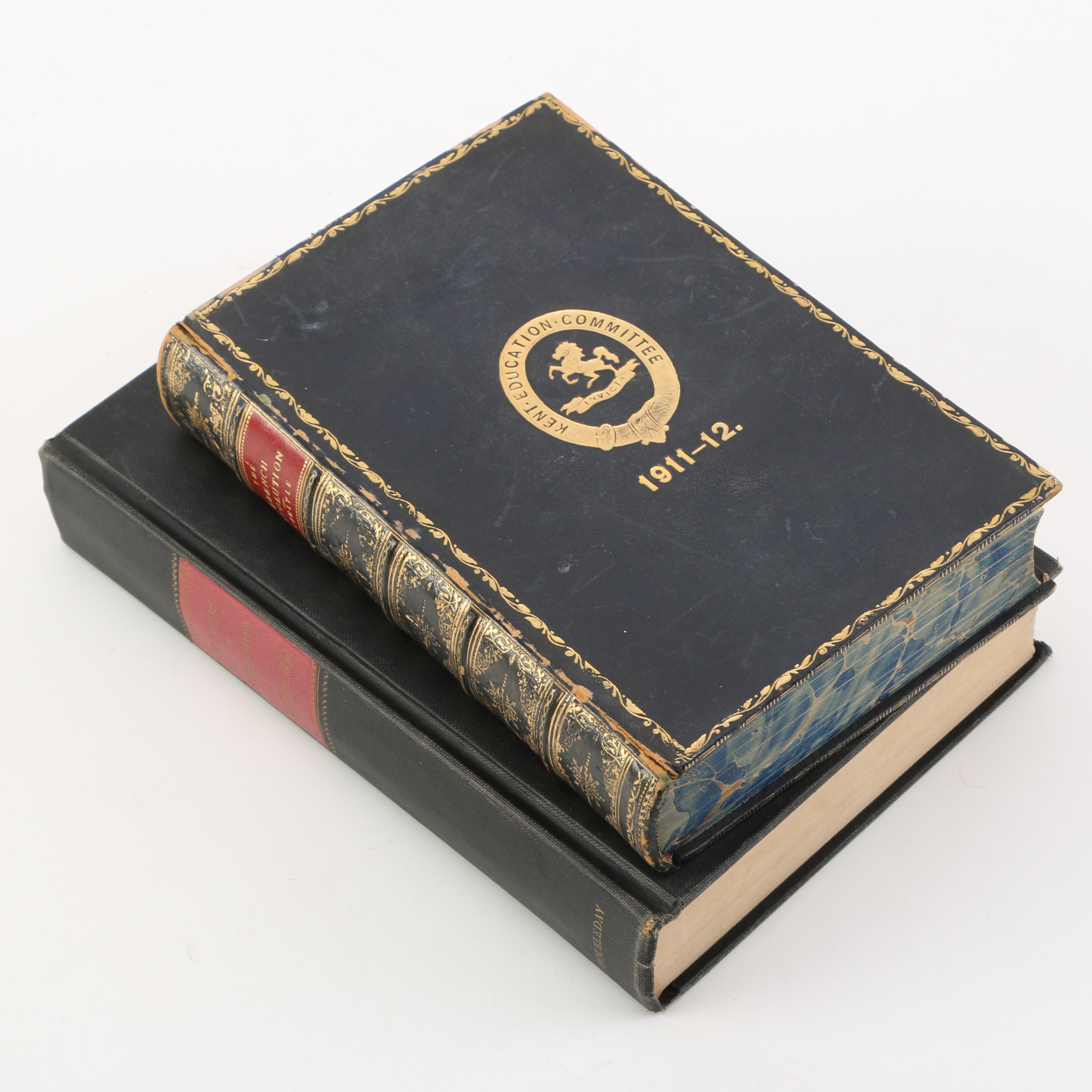 Pair of Books Including "Worlds in Collision"