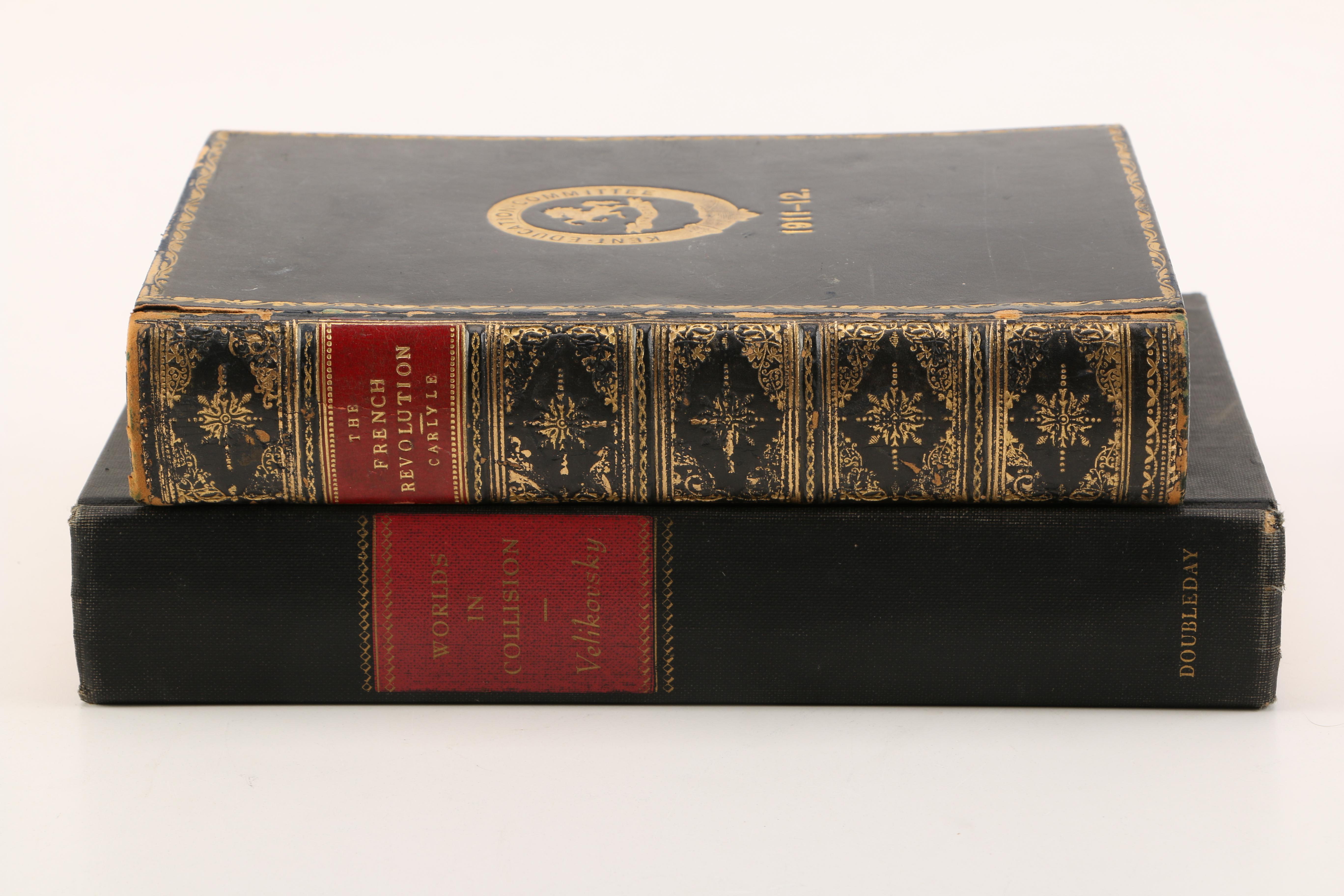 Pair of Books Including "Worlds in Collision"