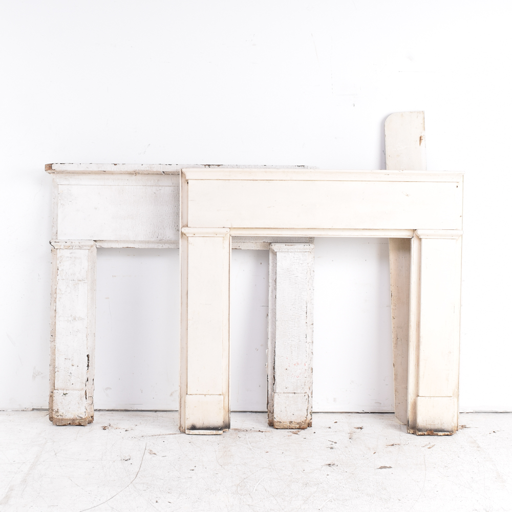 Antique Wood Fire Place Mantles