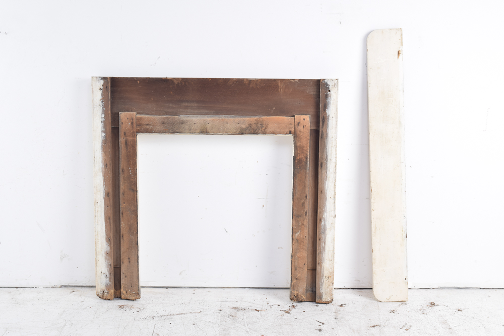 Antique Wood Fire Place Mantles