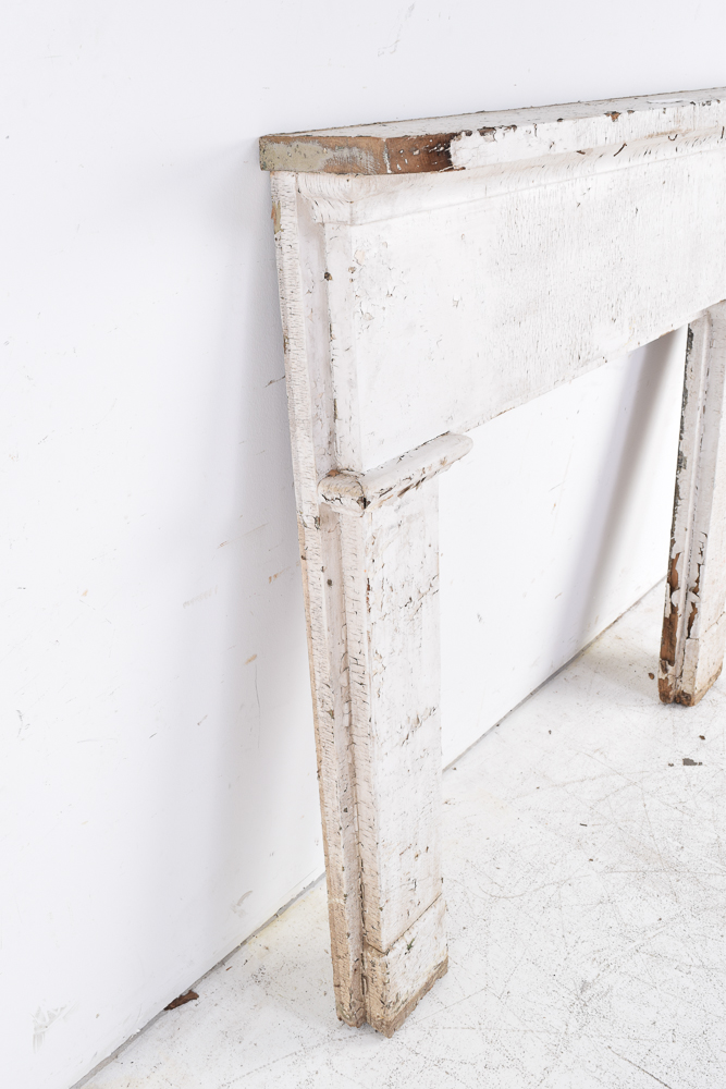 Antique Wood Fire Place Mantles