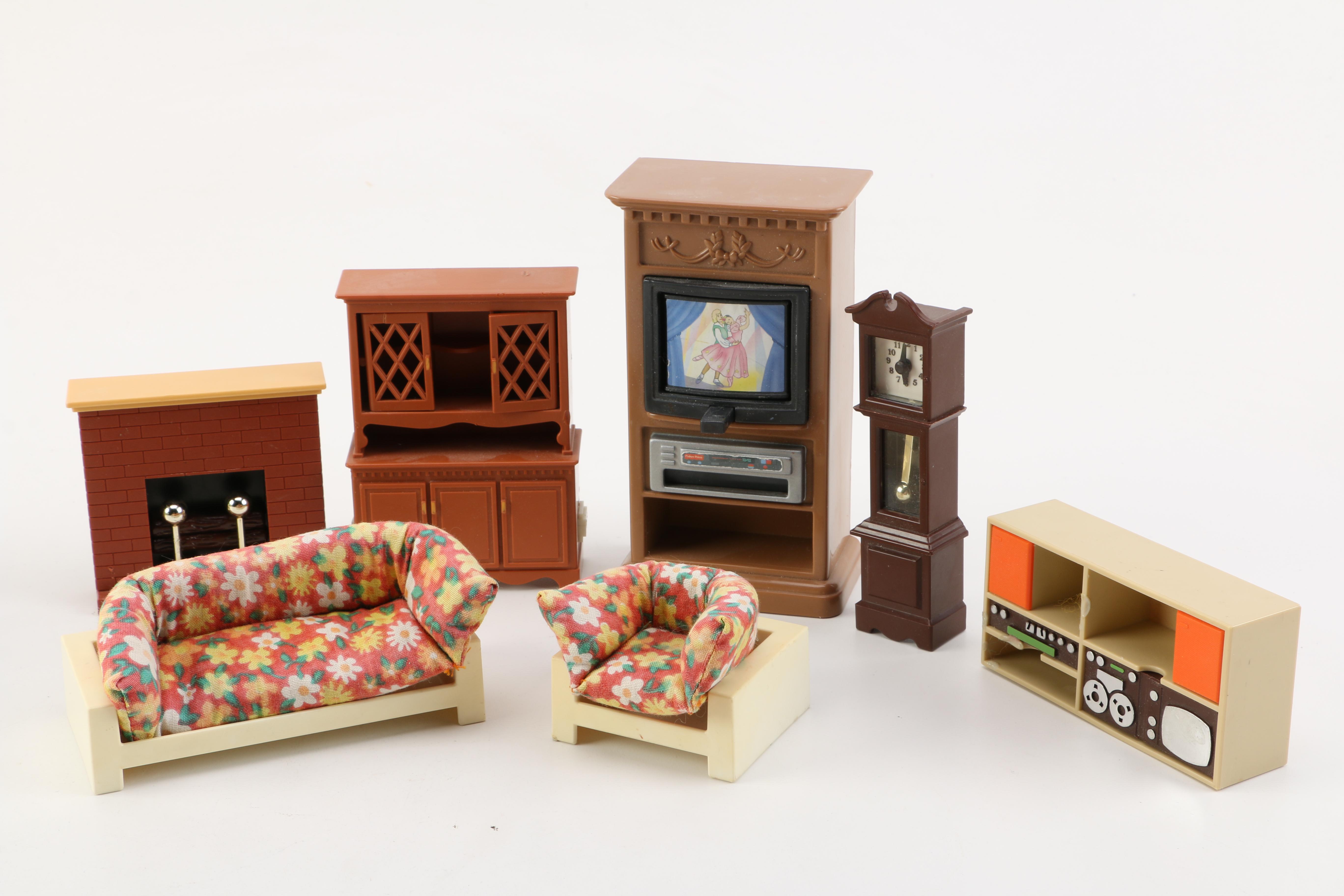 1970s Doll House Furniture Including Fischer Price
