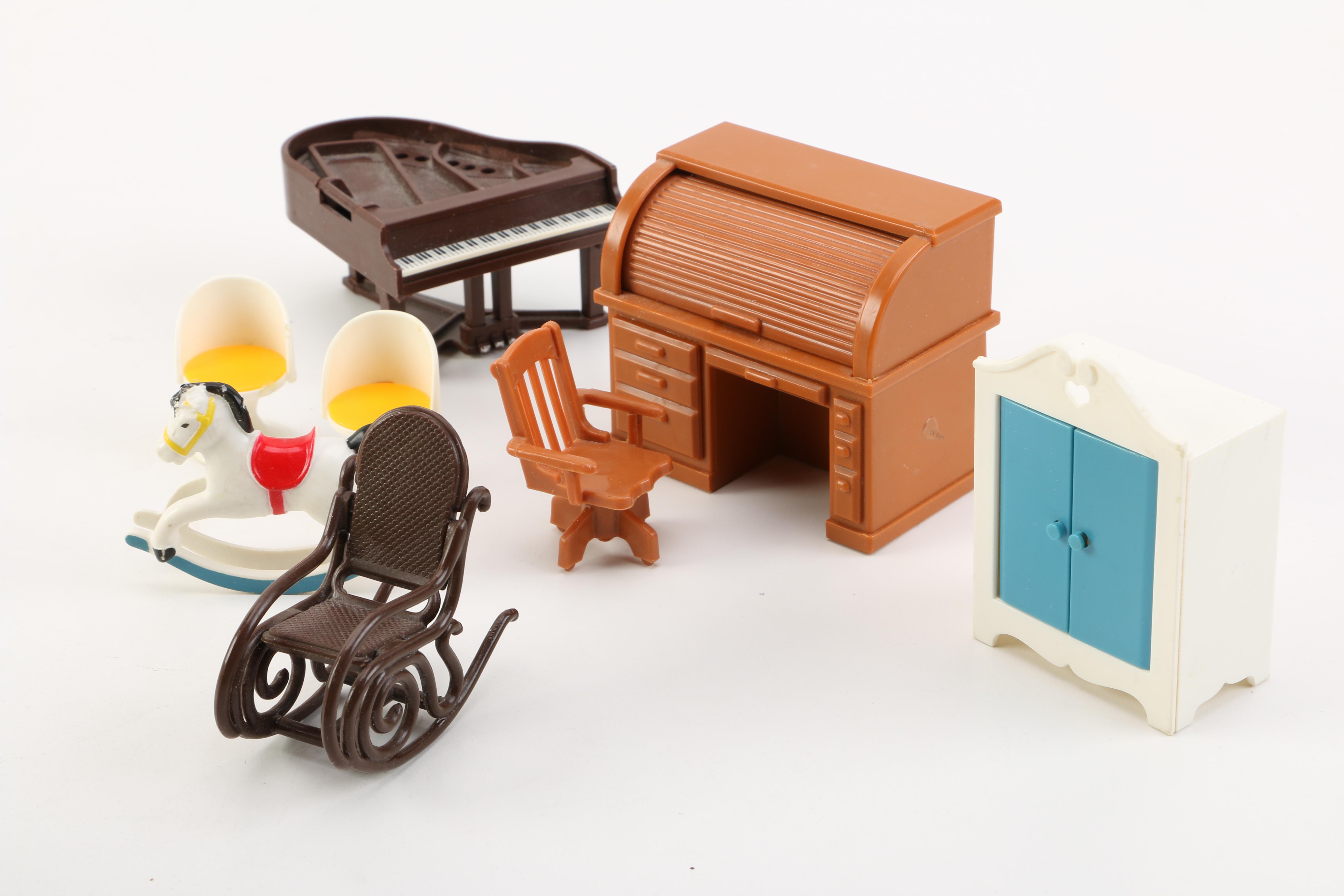 1970s Doll House Furniture Including Fischer Price