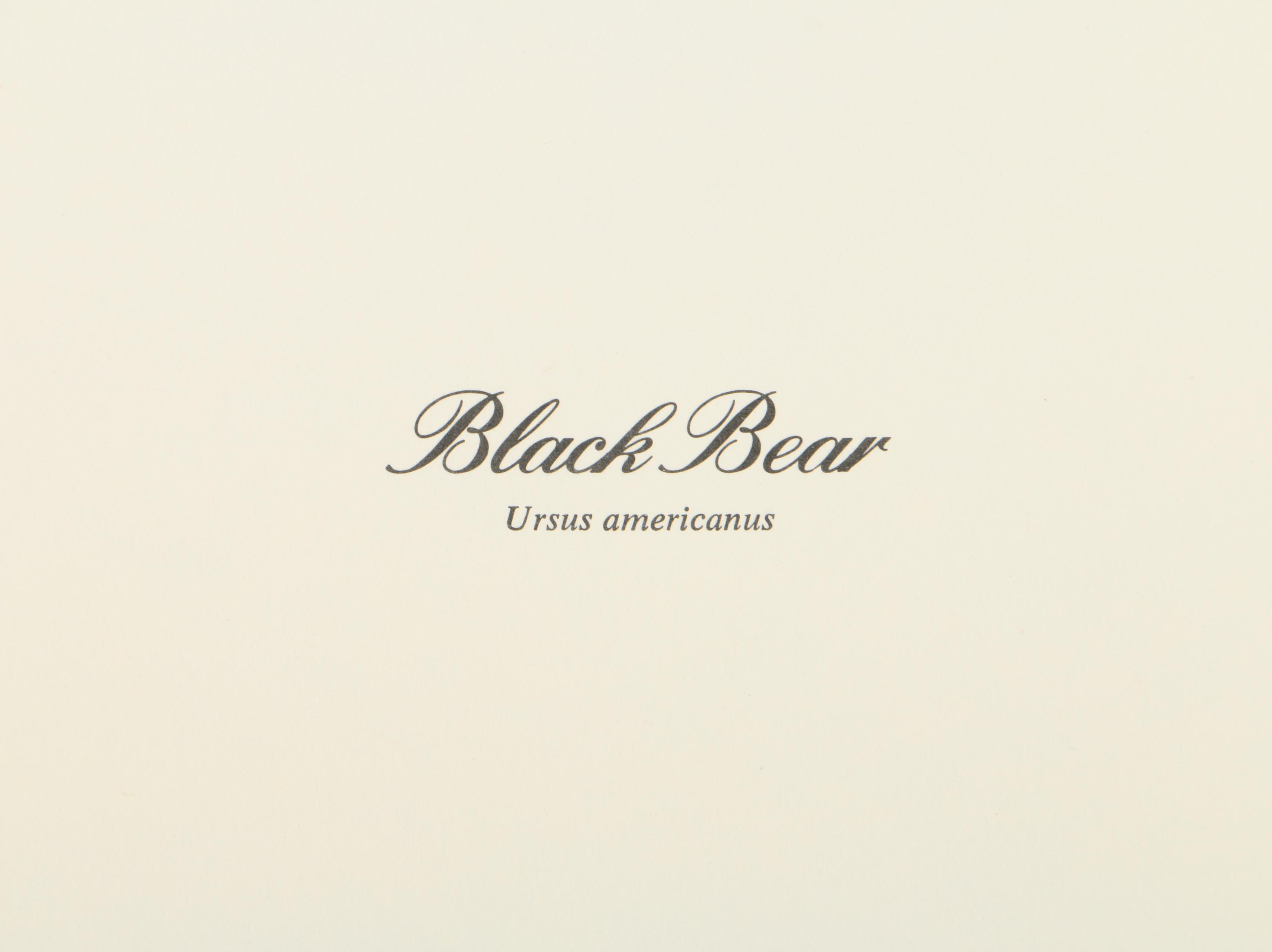 Offset Lithographs After Ray Harm's "Black Bear" and Charles Fracé's "Pronghorn"