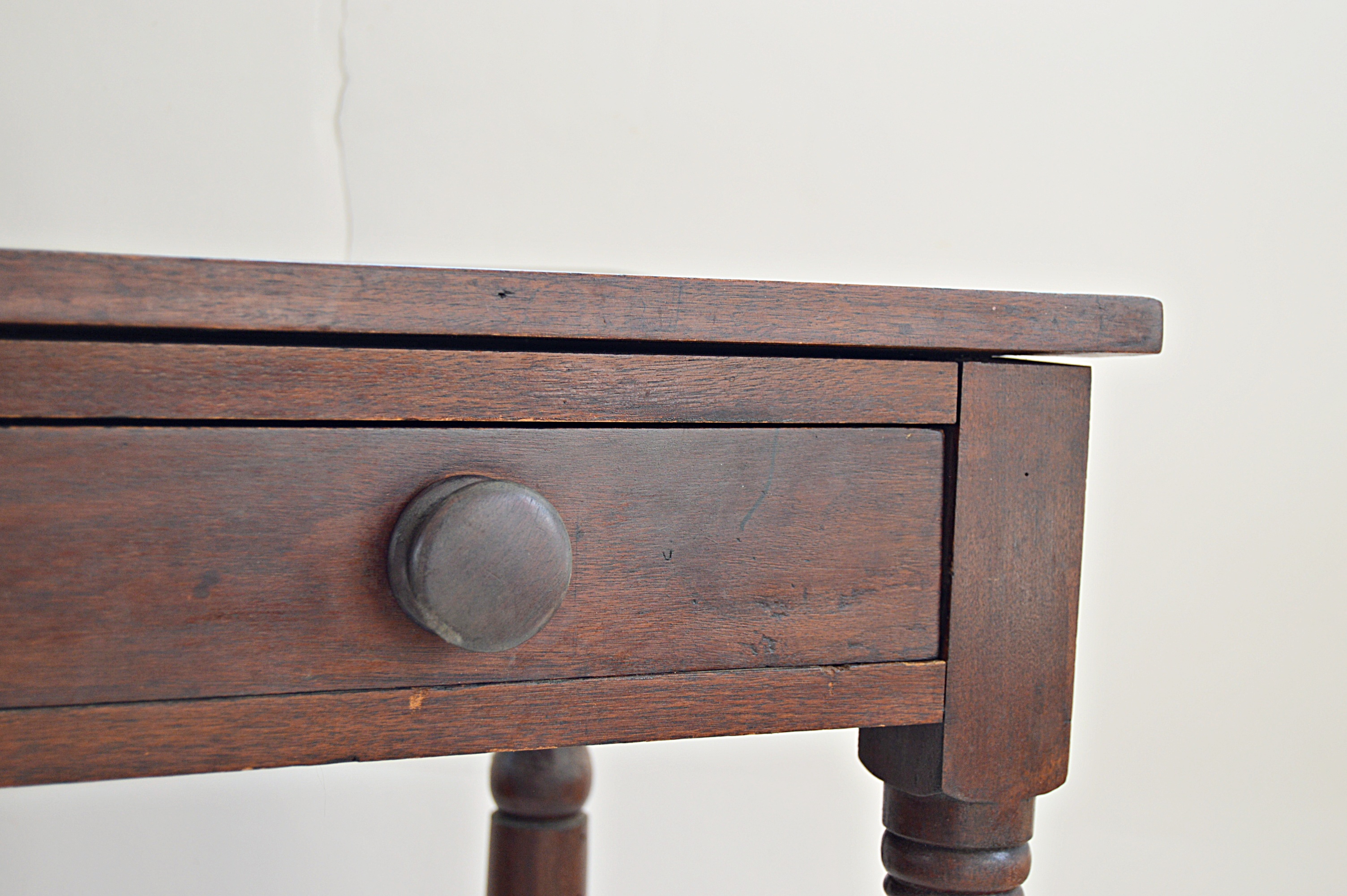 19th Century Sheraton Cherry Side Table